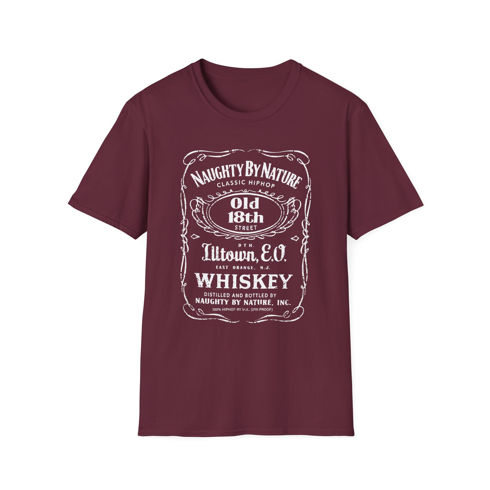 Naughty by Nature Old 18th St. Illtown Whiskey Unisex Softstyle T-Shirt
