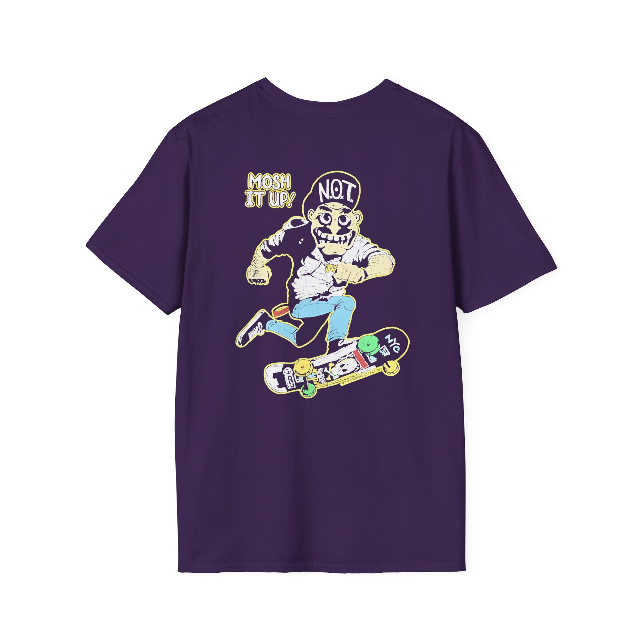 Anthrax Mosh It Up Skater Unisex Softstyle T-Shirt