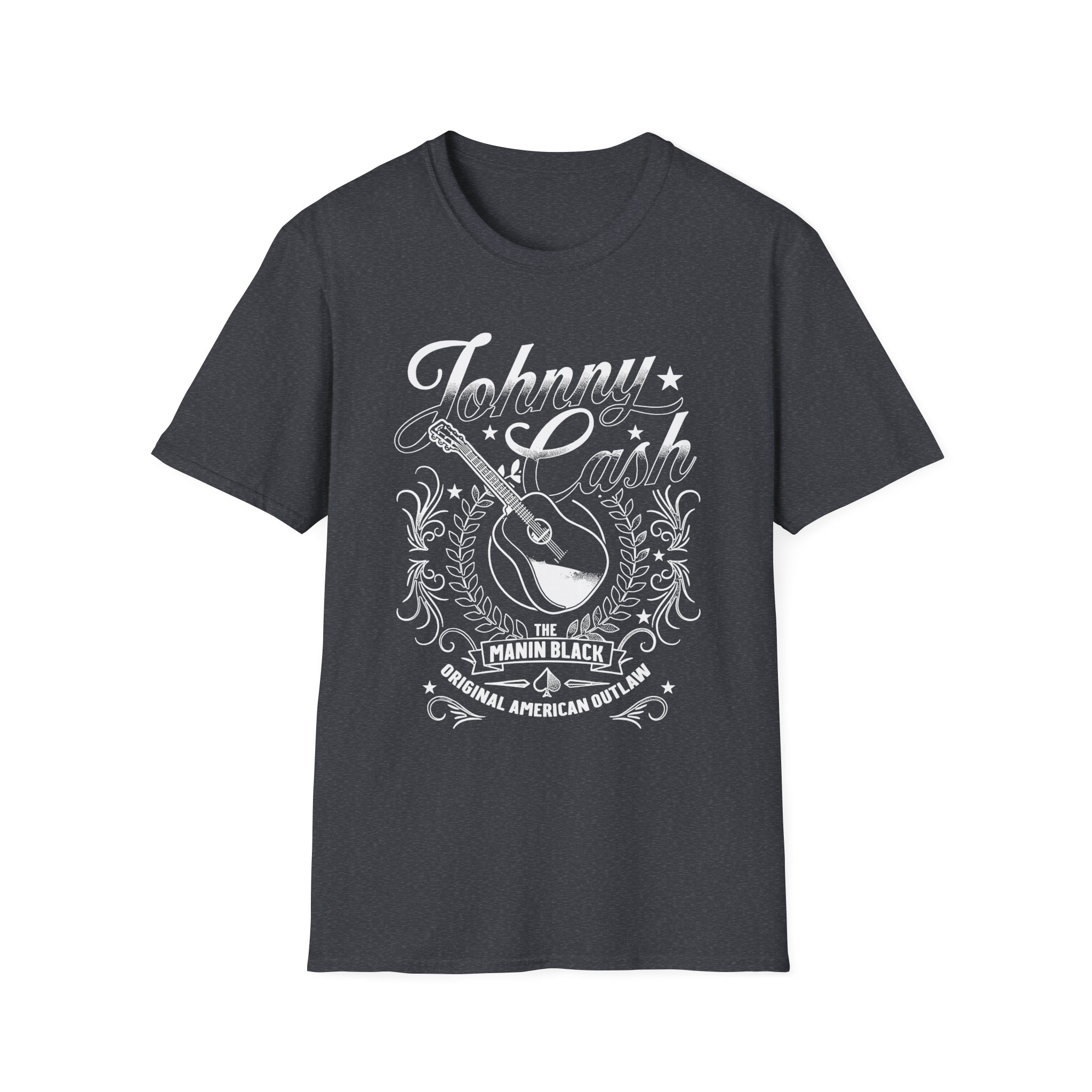 Johnny Cash Man in Black Guitar unisex t-shirt