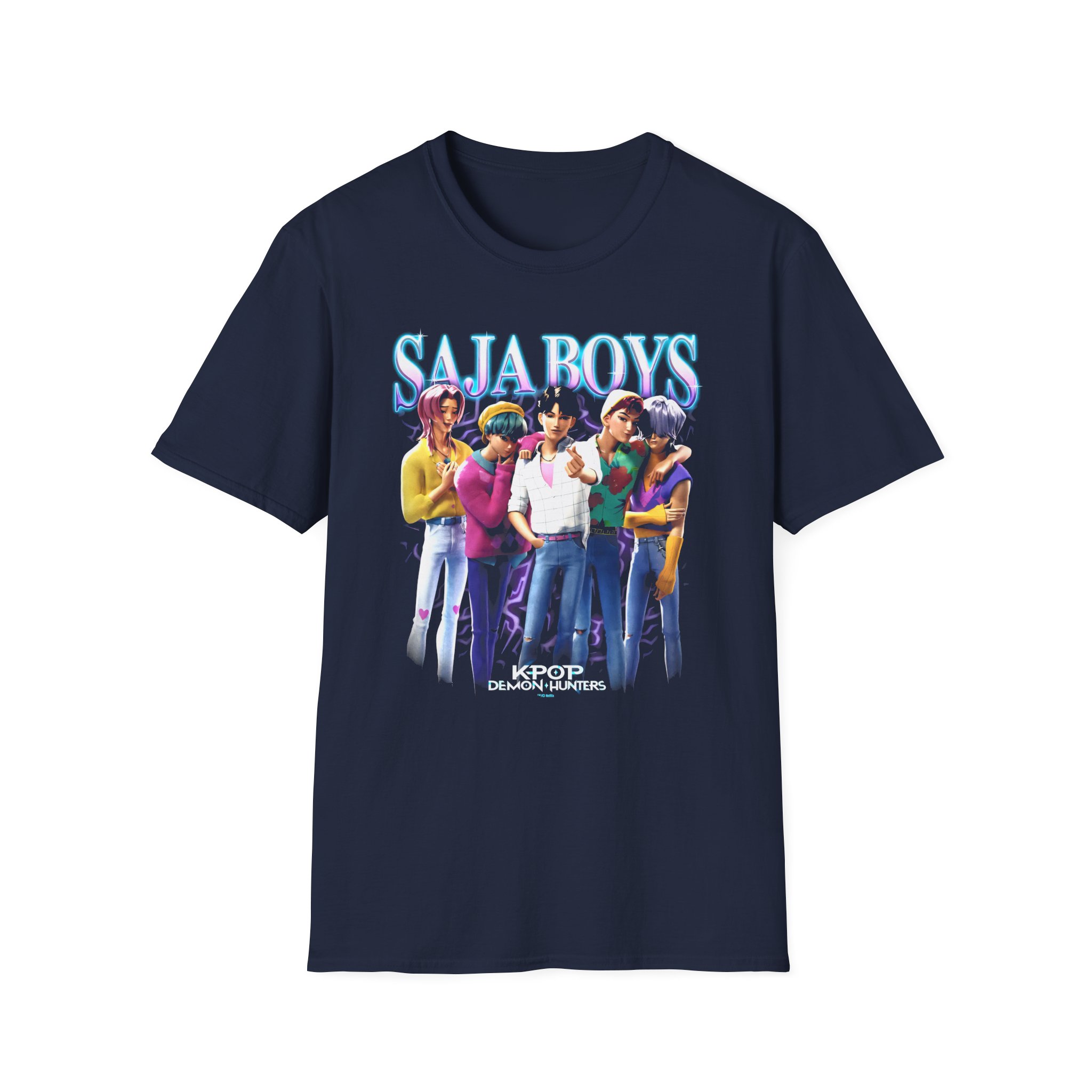 Kpop Demon Hunters Saja Boys Unisex Softstyle T-Shirt