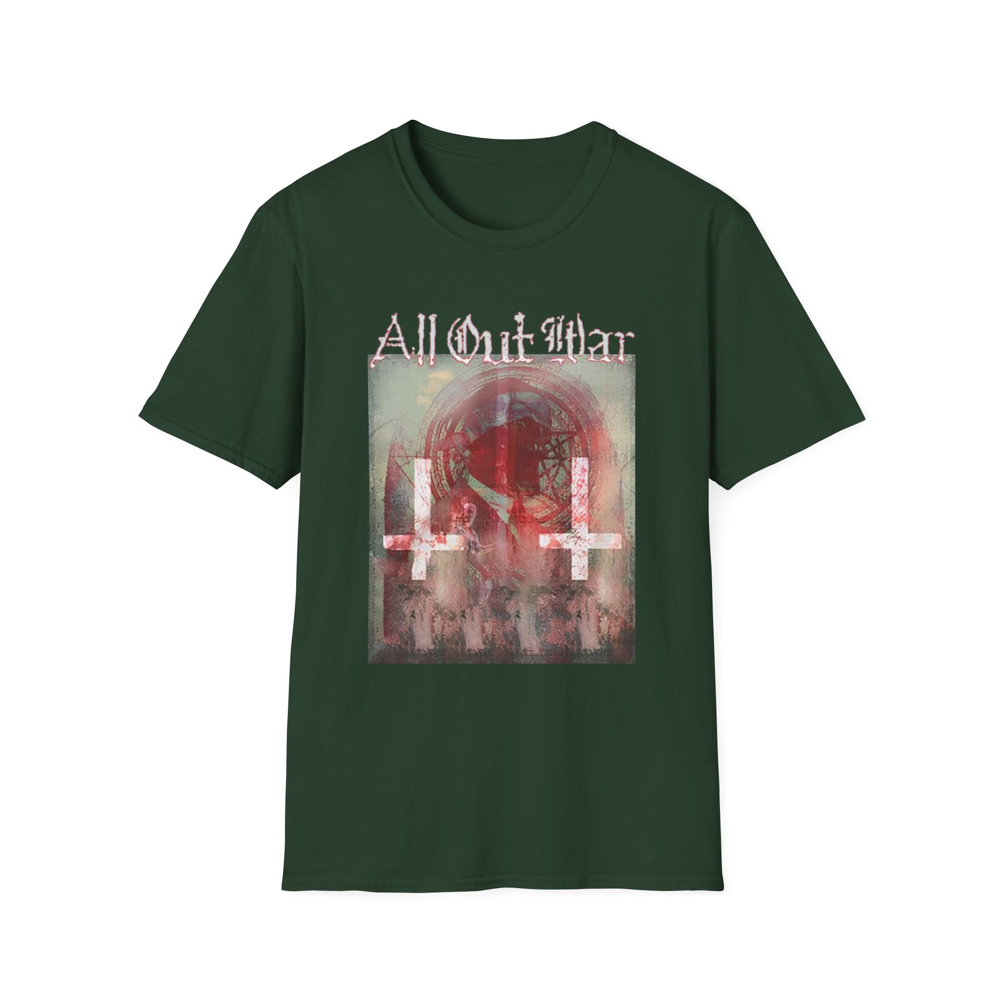All Out War Caustic Abomination Unisex Softstyle T-Shirt