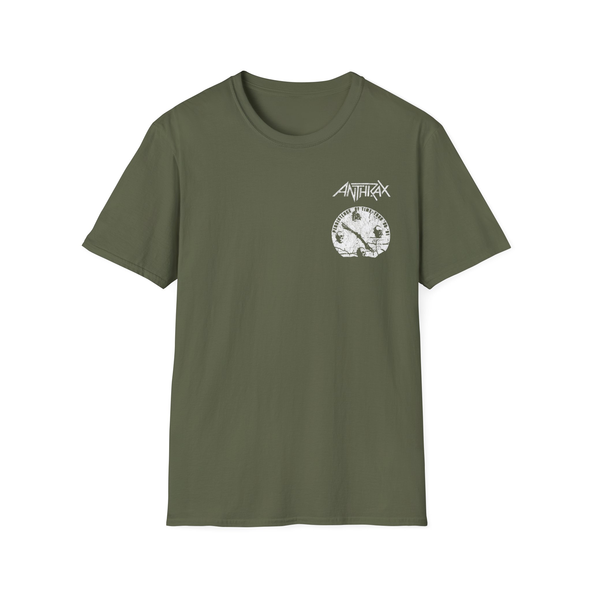 Anthrax Broken Clock Unisex Softstyle T-Shirt