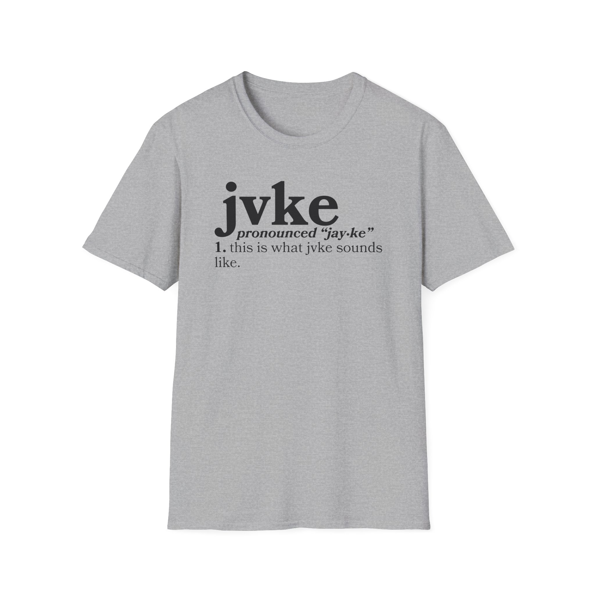 Jvke Pronunciation Unisex Softstyle T-Shirt