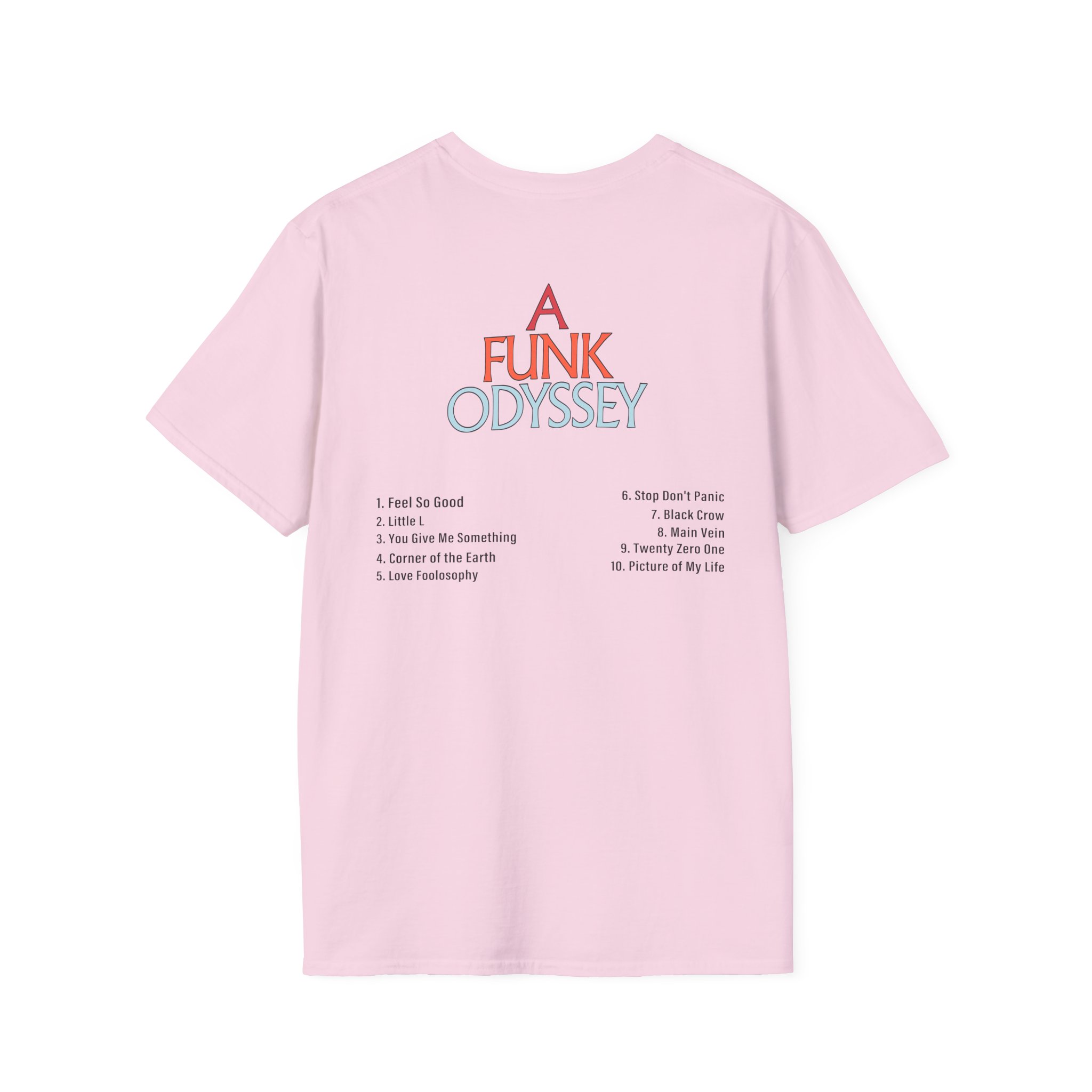 J Funk Odyssey Tracklist Unisex Softstyle T-Shirt