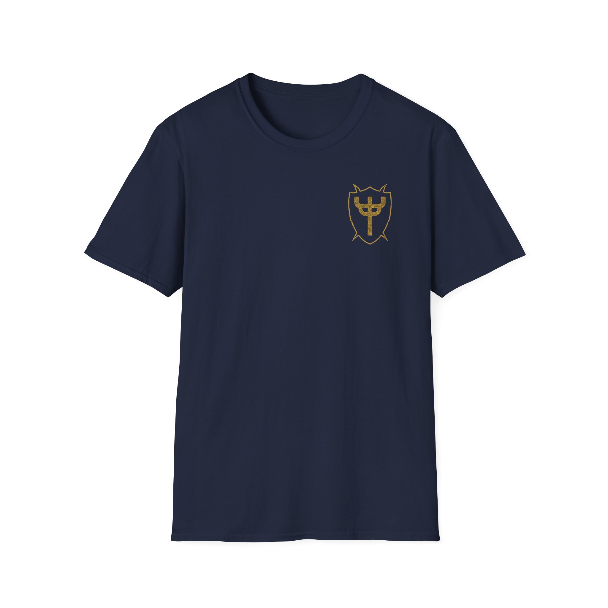 Judas Priest Gold Invincible Shield Unisex Softstyle T-Shirt