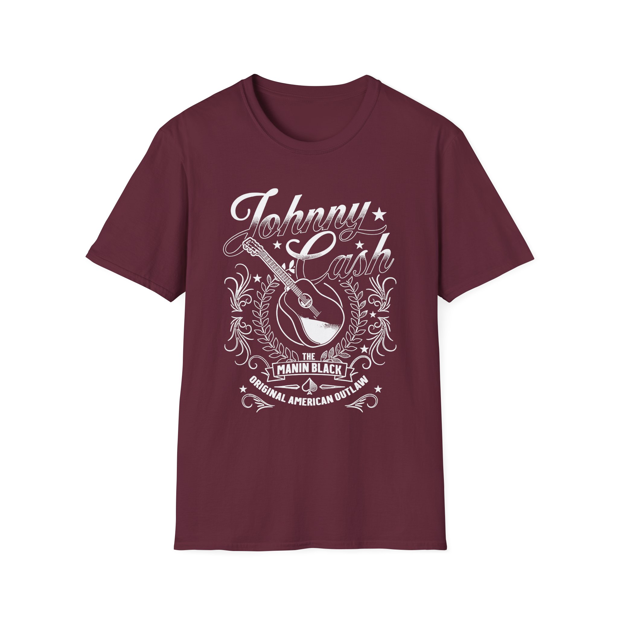 Johnny Cash Man in Black Guitar unisex t-shirt