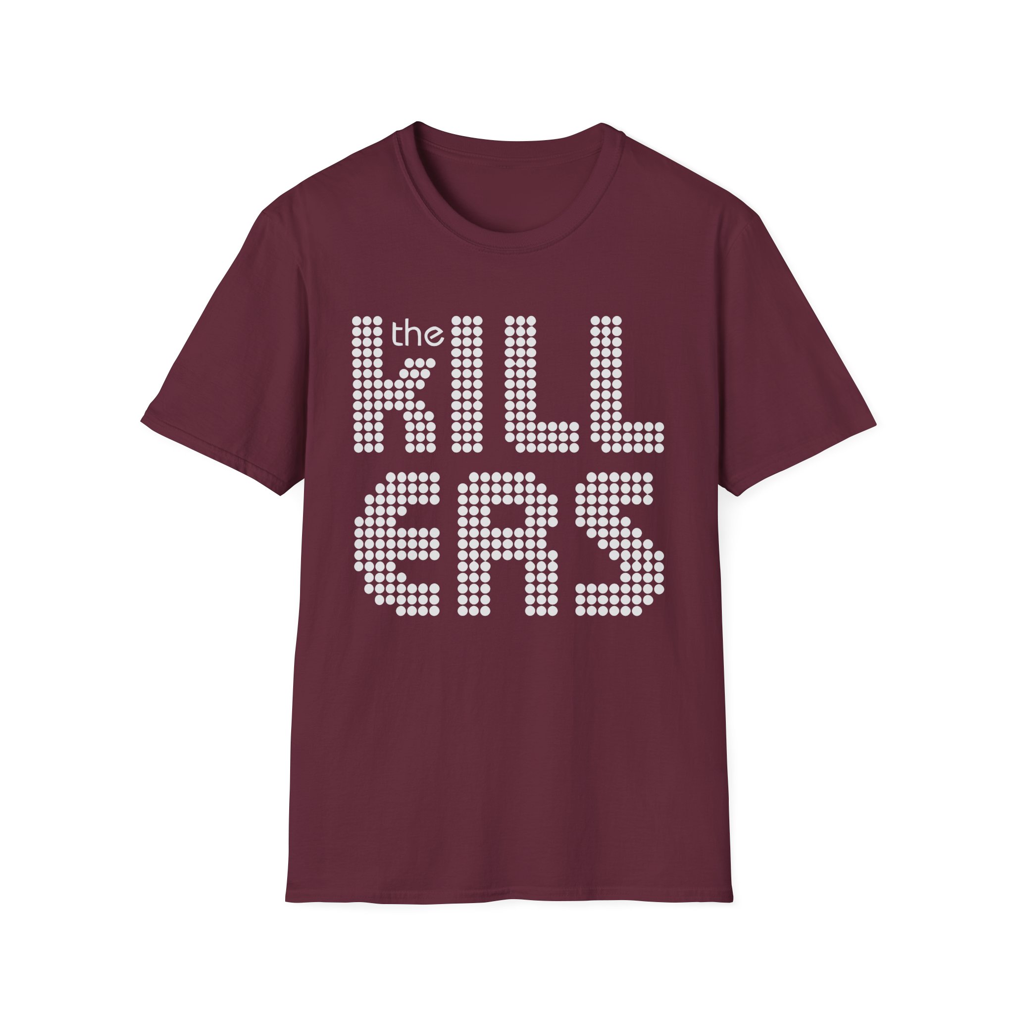 TK Distressed Stacked Logo Unisex Softstyle T-Shirt
