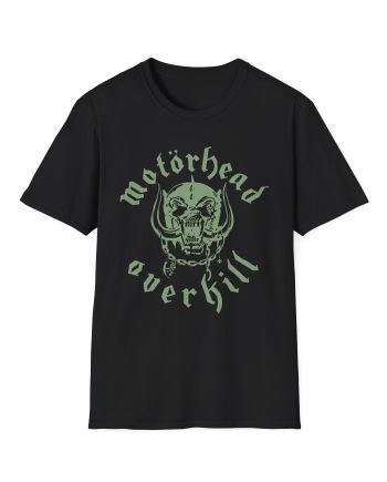 Motorhead Overkill Lyric Unisex Softstyle T-Shirt