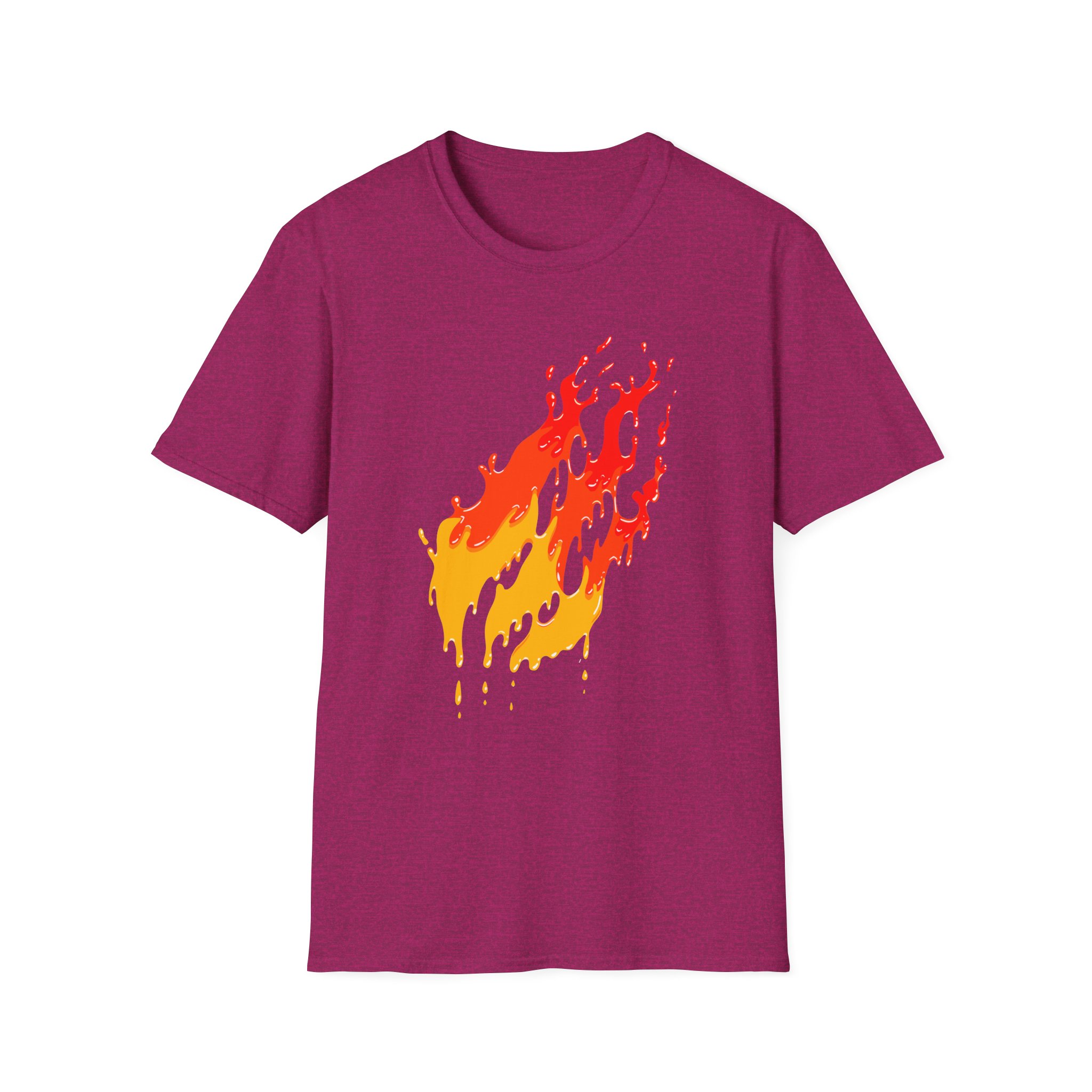 Preston Fire Drip Unisex Softstyle T-Shirt