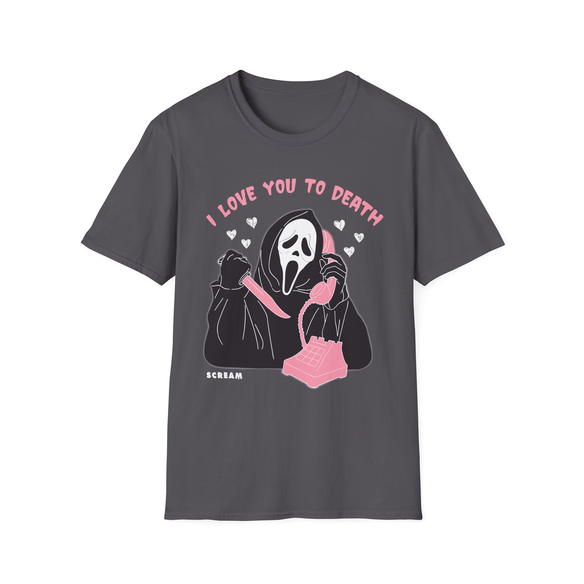 Ghostface Love You To Death Unisex Softstyle T-Shirt