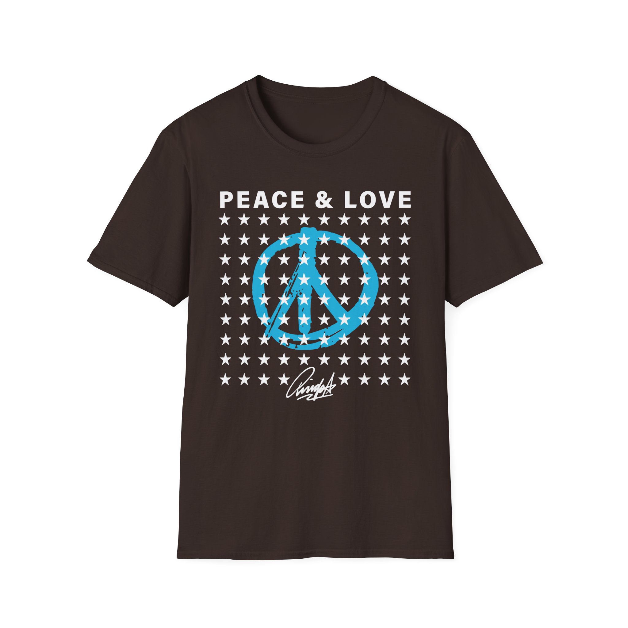 Ringo Starr Peace & Love Stars Unisex Softstyle T-Shirt
