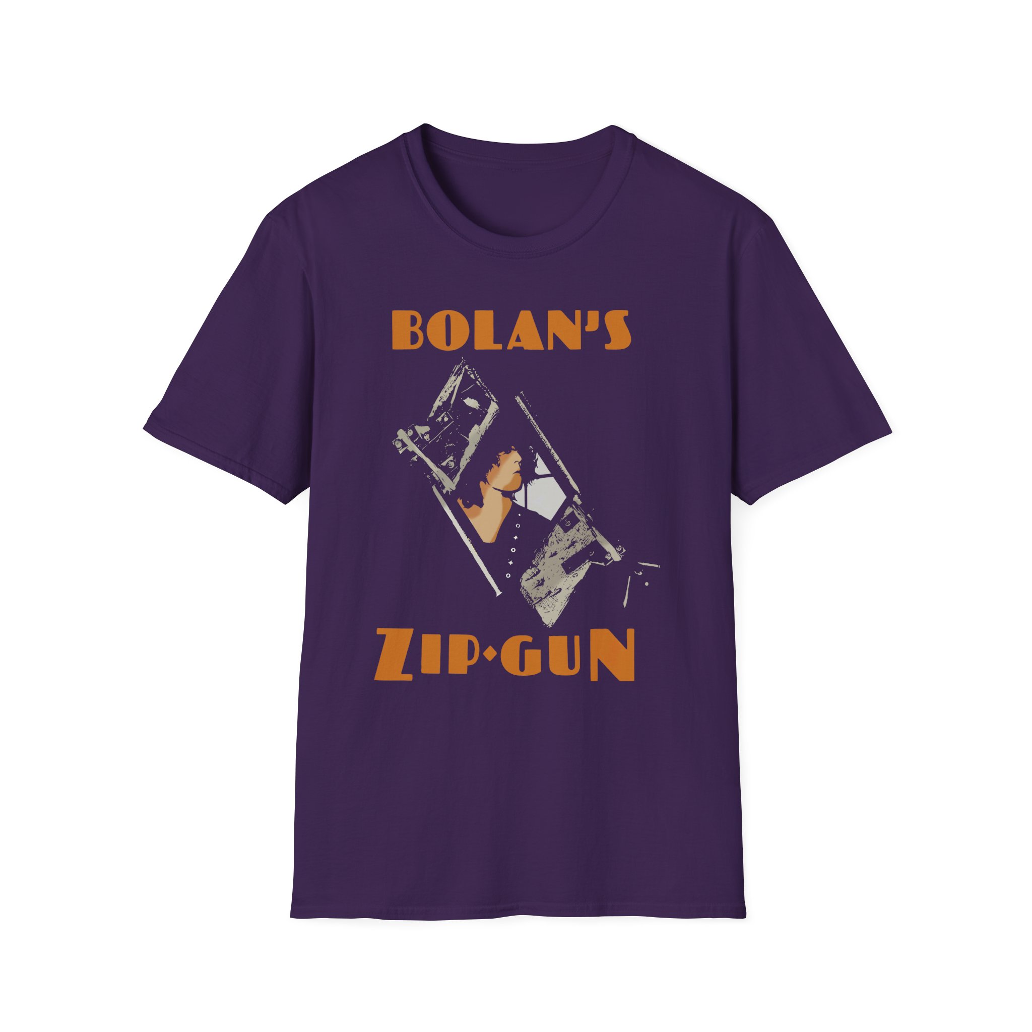 T Rex Zip Gun Unisex Softstyle T-Shirt