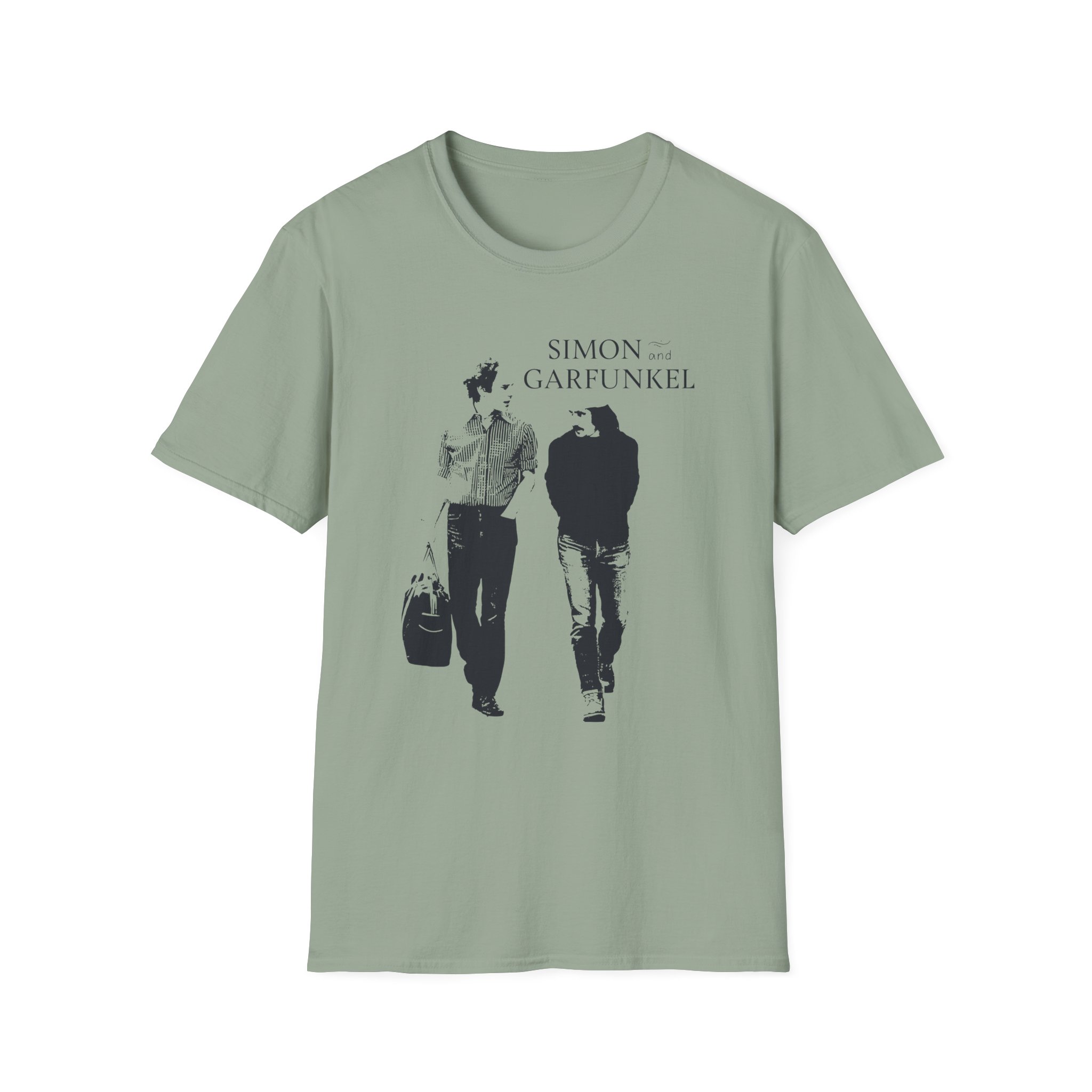 Simon and Garfunkel Walking Unisex Softstyle T-Shirt