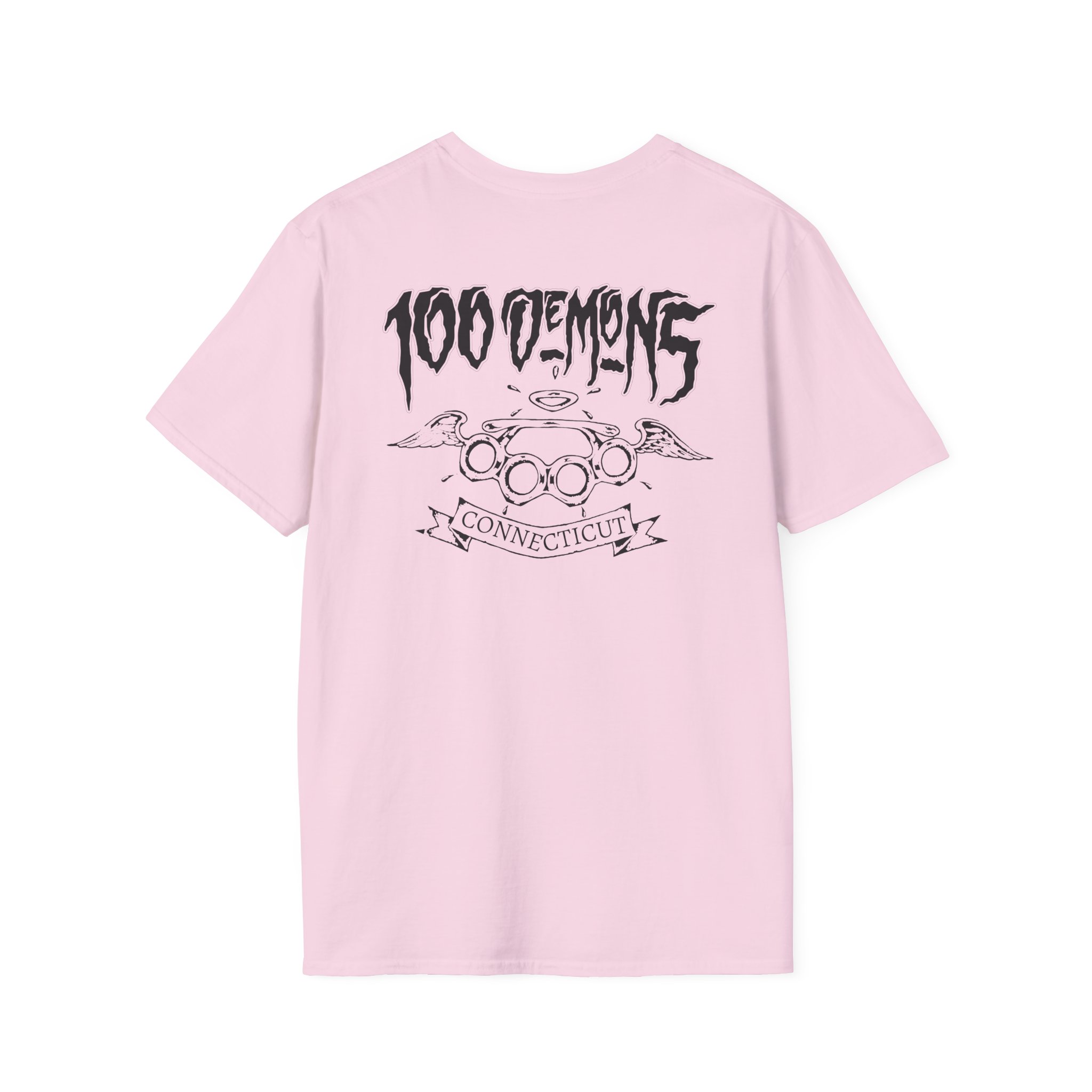 100 Demons Connecticut Hardcore Unisex Softstyle T-Shirt
