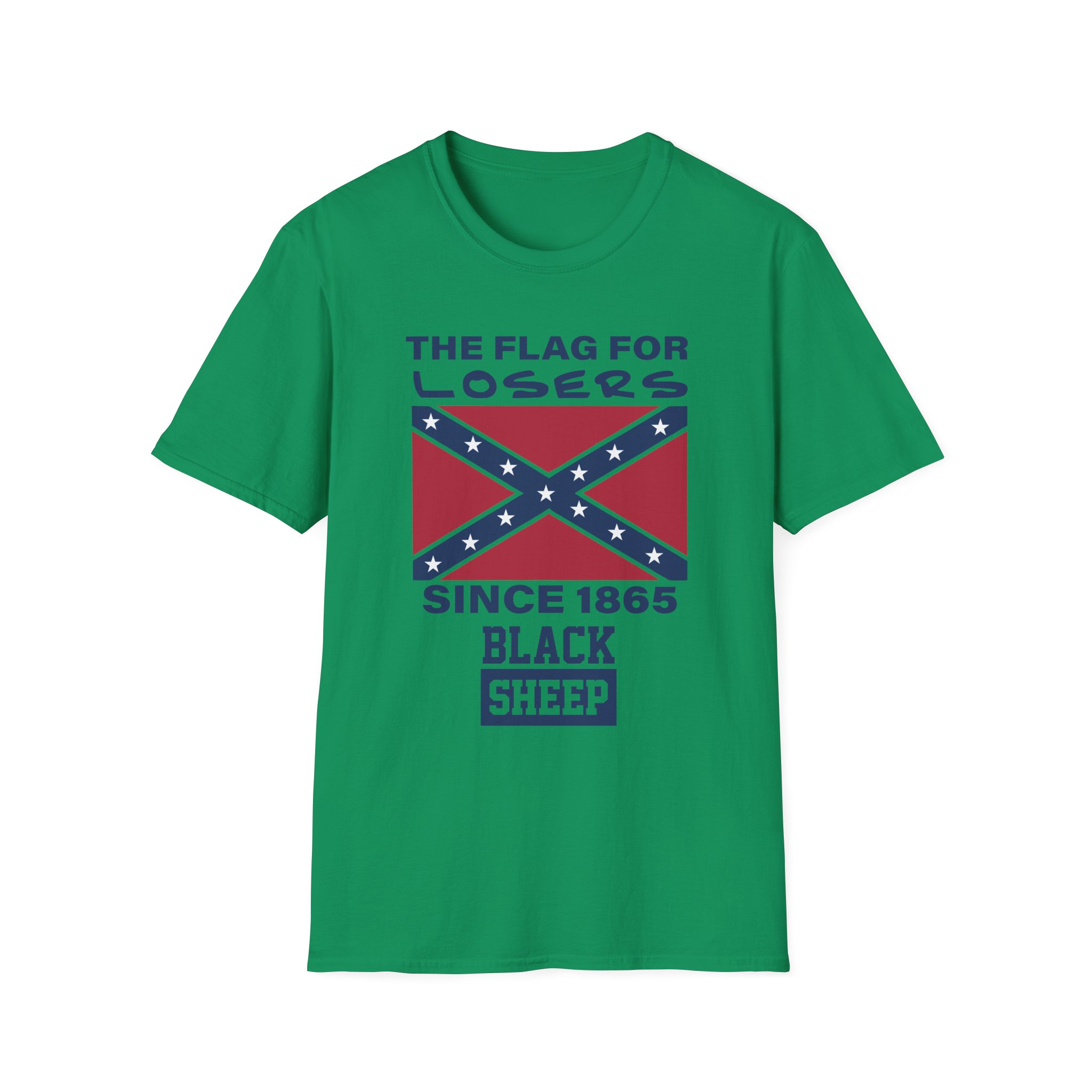 Black Sheep the Flag for Looser Unisex Softstyle T-Shirt