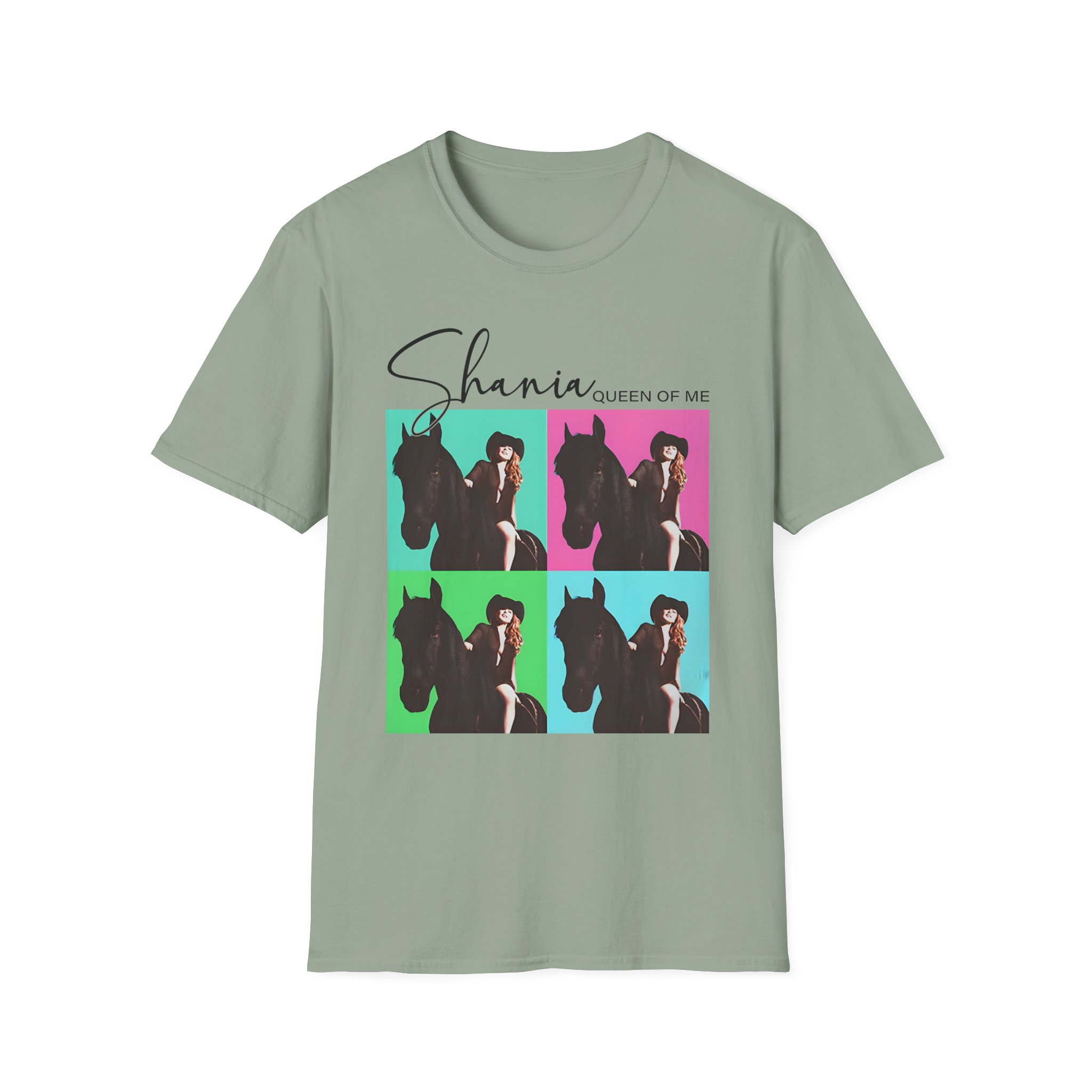 ST Queen of Me Color Block Photo Unisex Softstyle T-Shirt