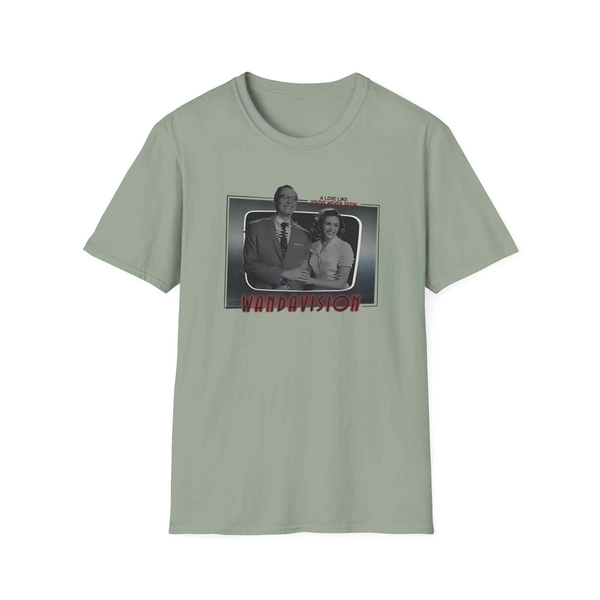 Marvel Wandavision Romantic Couple Unisex Softstyle T-Shirt
