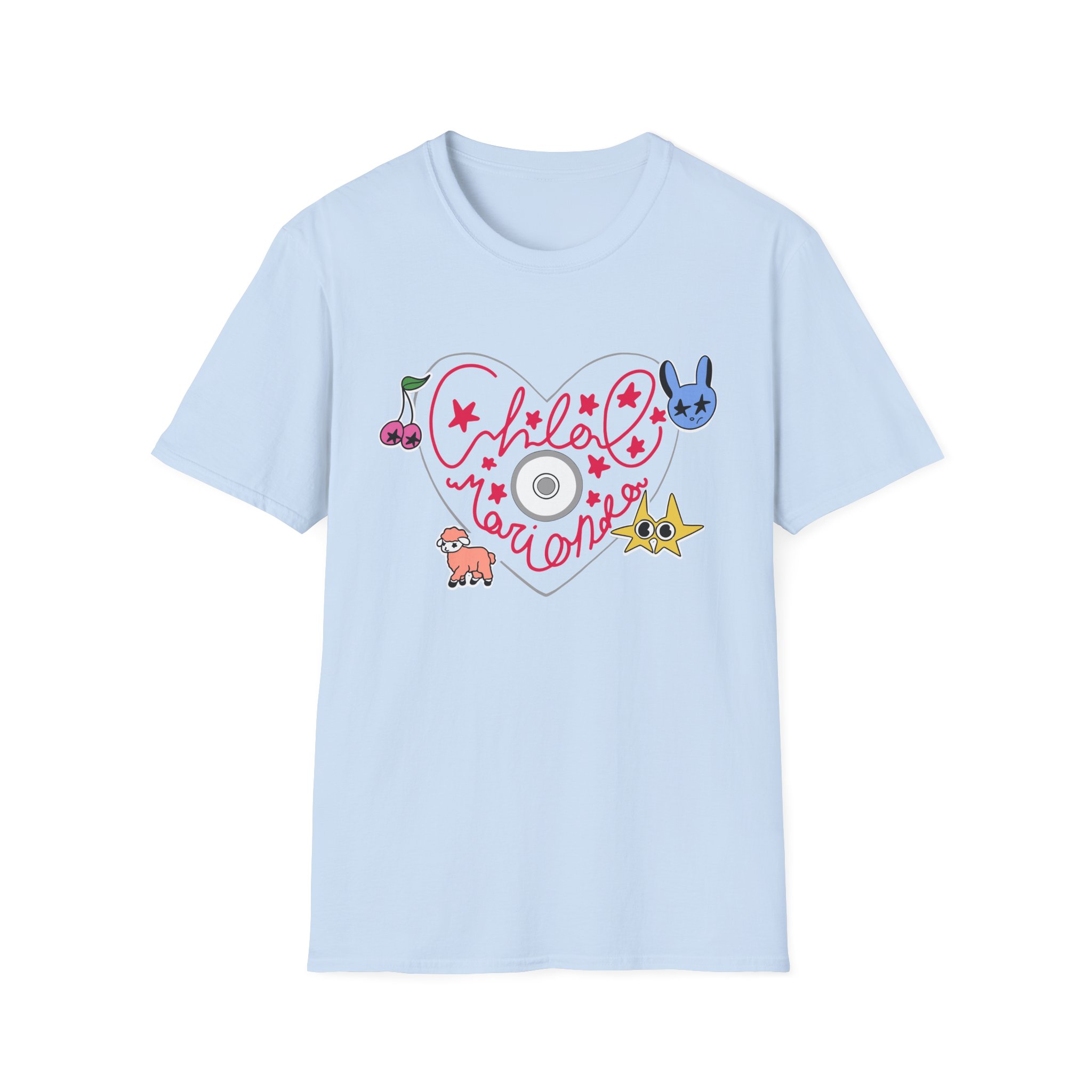 Chloe Moriondo Cd Heart Unisex Softstyle T-Shirt