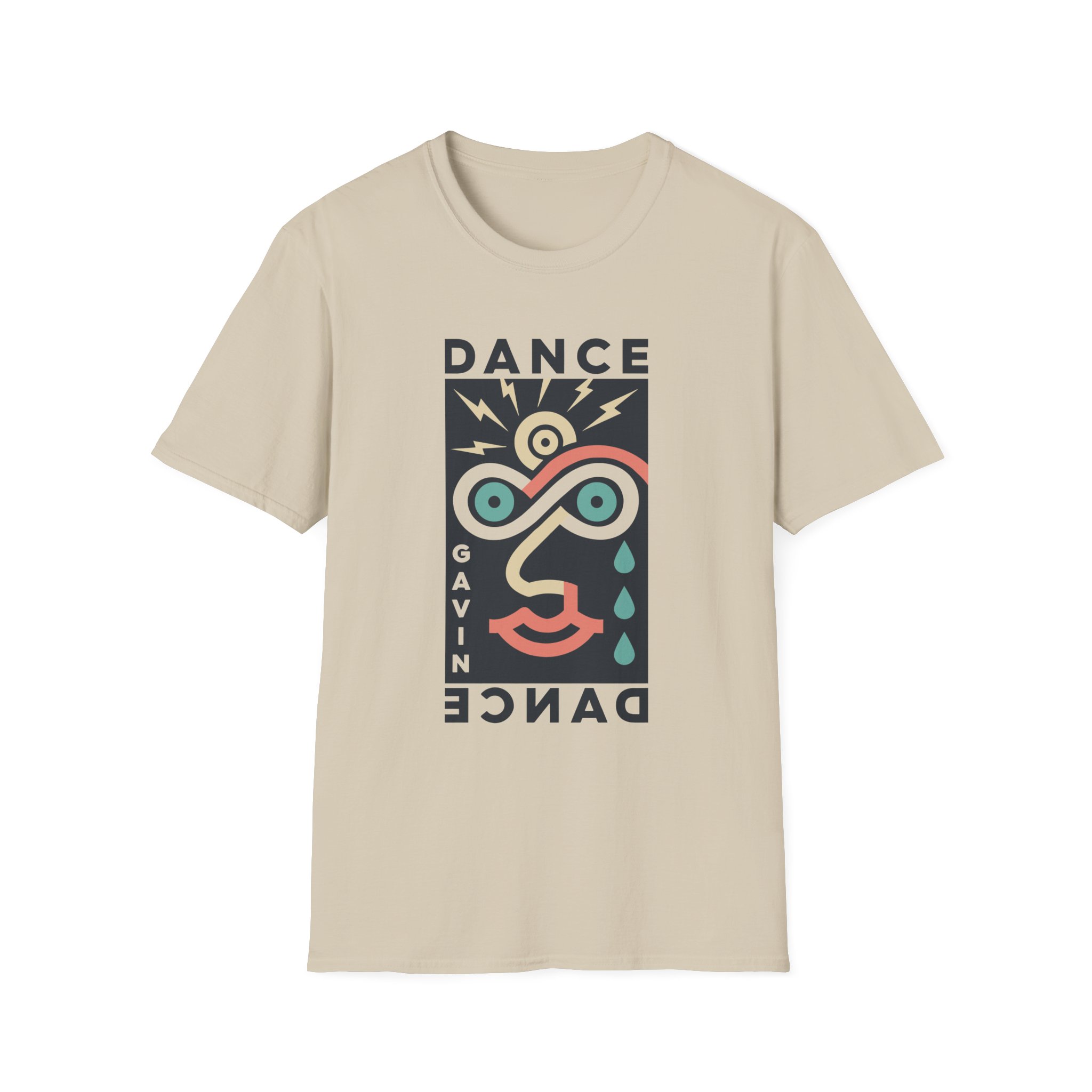 Dance Gavin Dance 8 Faces Unisex Softstyle T-Shirt