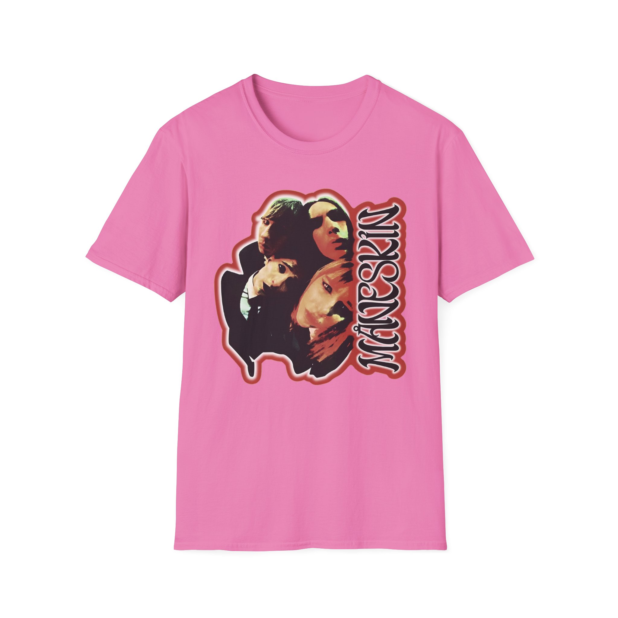 Maneskin Fisheye Unisex Softstyle T-Shirt