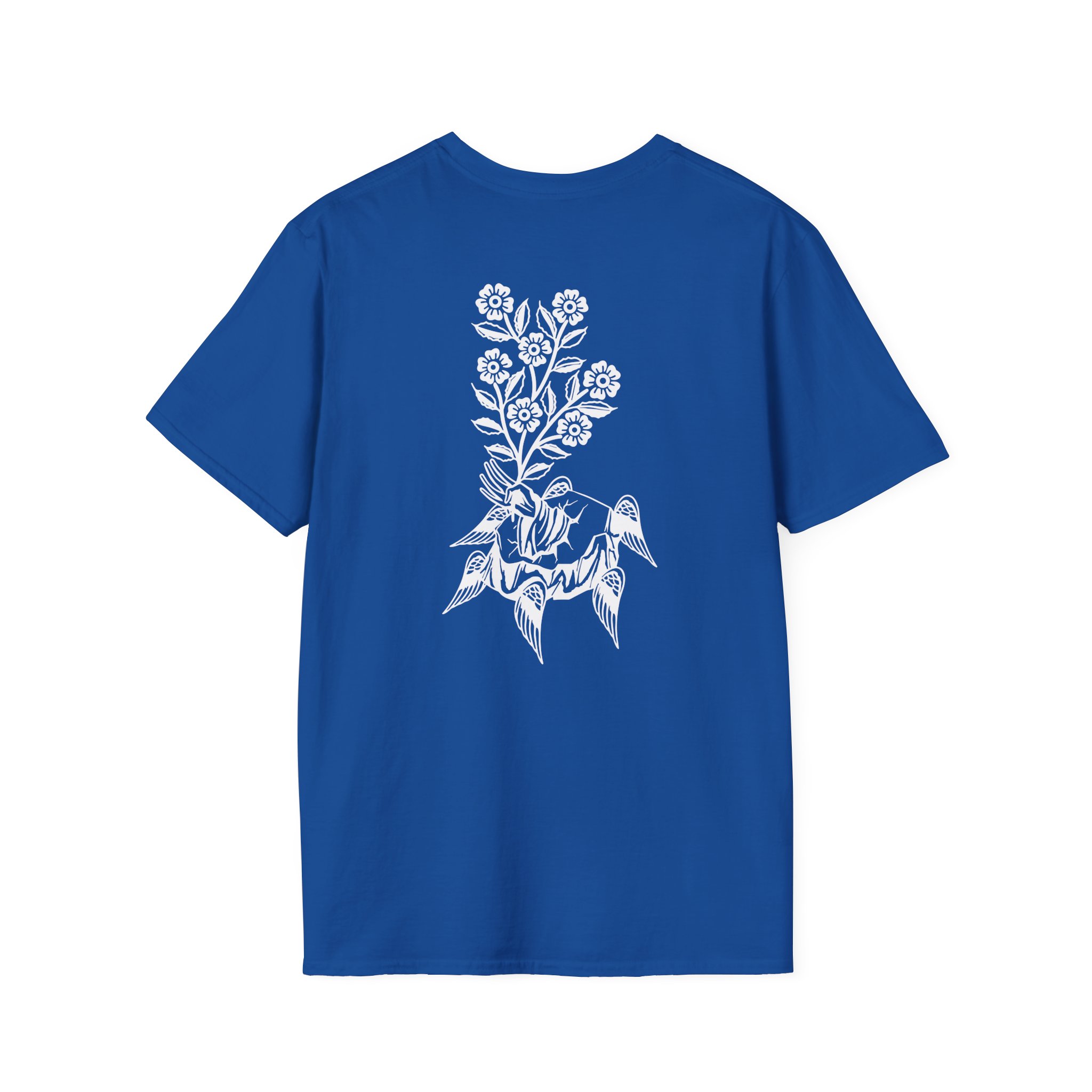 Fireworks Flowers Unisex Softstyle T-Shirt