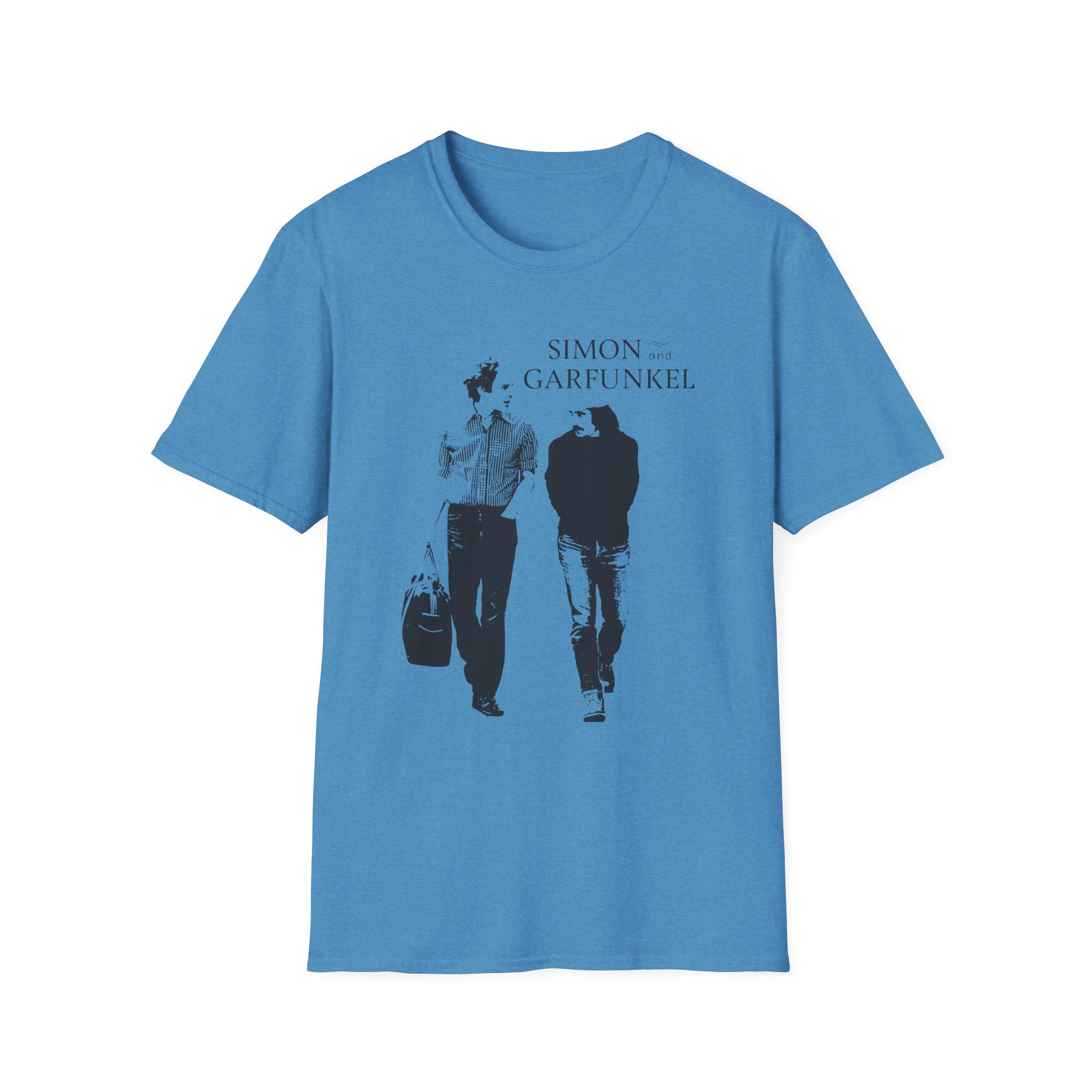 Simon and Garfunkel Walking Unisex Softstyle T-Shirt