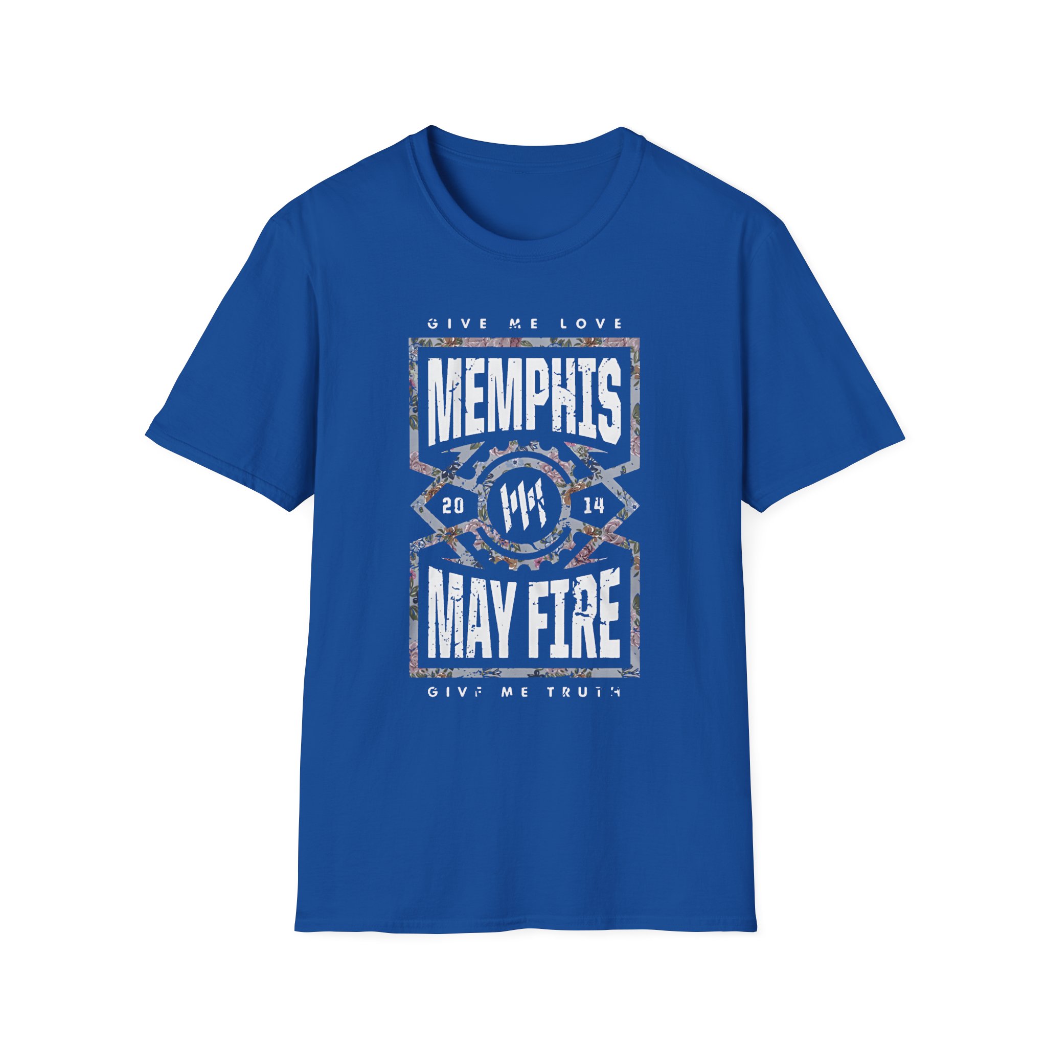 Memphis May Fire Give Me Love Floral Unisex Softstyle T-Shirt