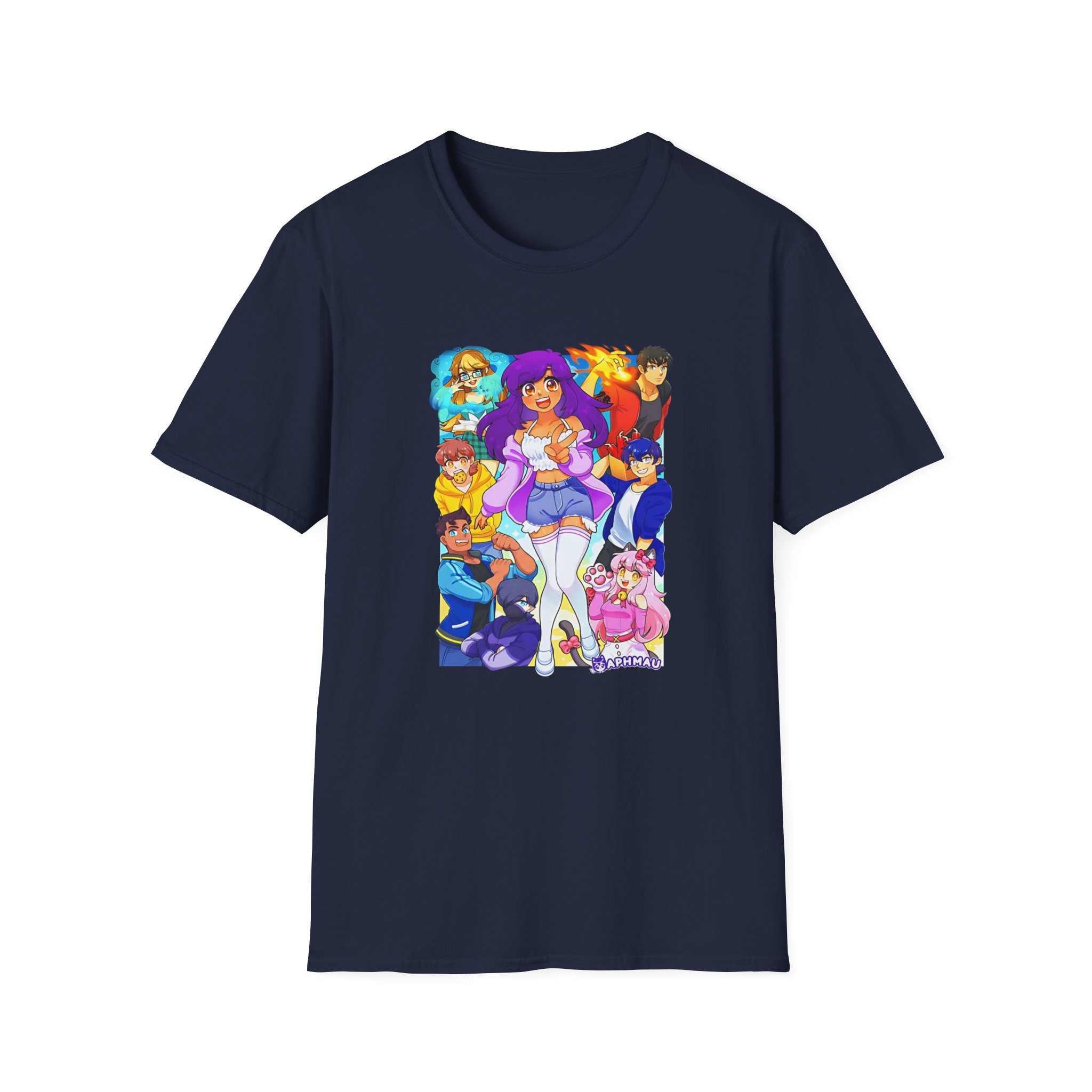 Aphmau & Friends Unisex Softstyle T-Shirt