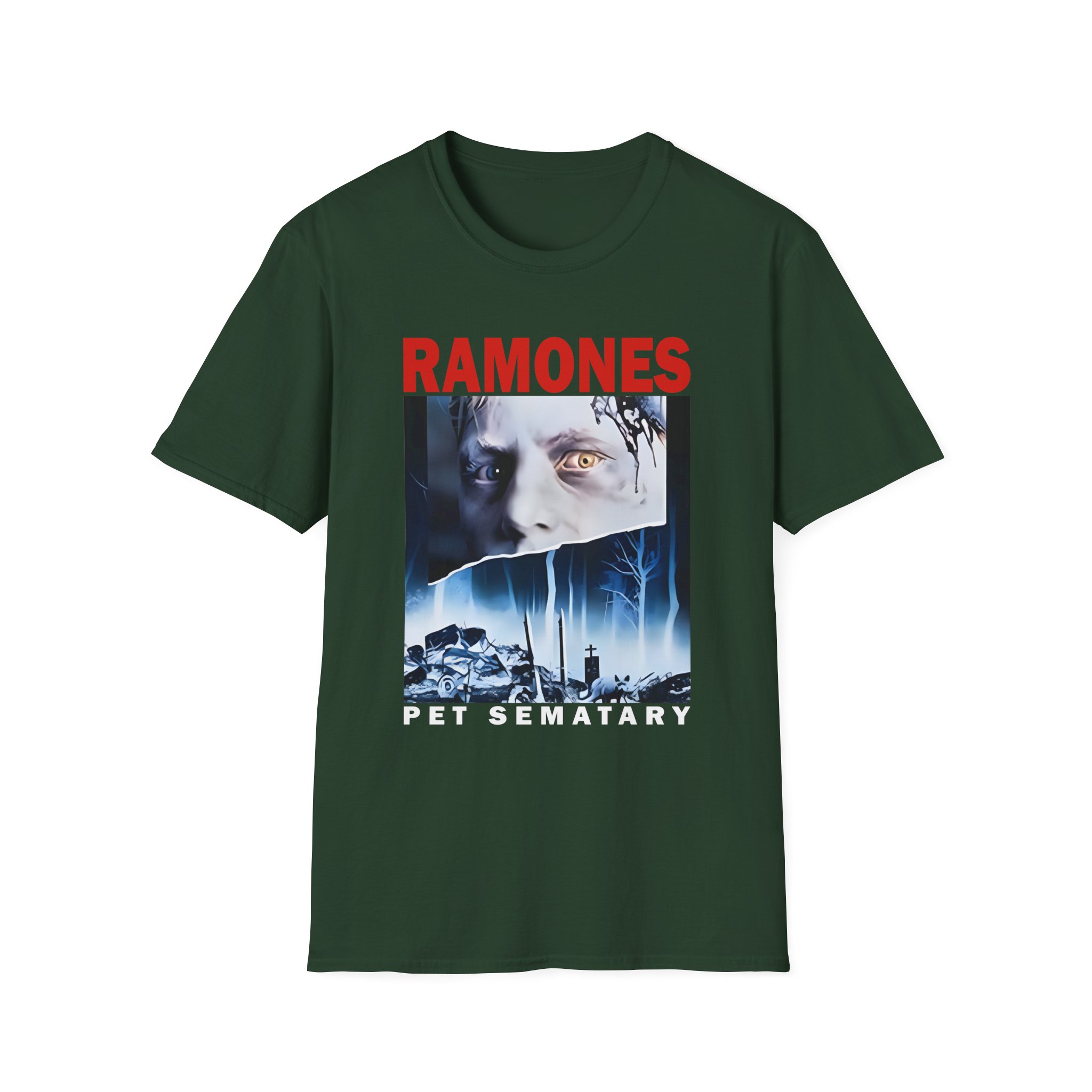 Ramones Pet Sematary T Shirt Unisex Softstyle T-Shirt