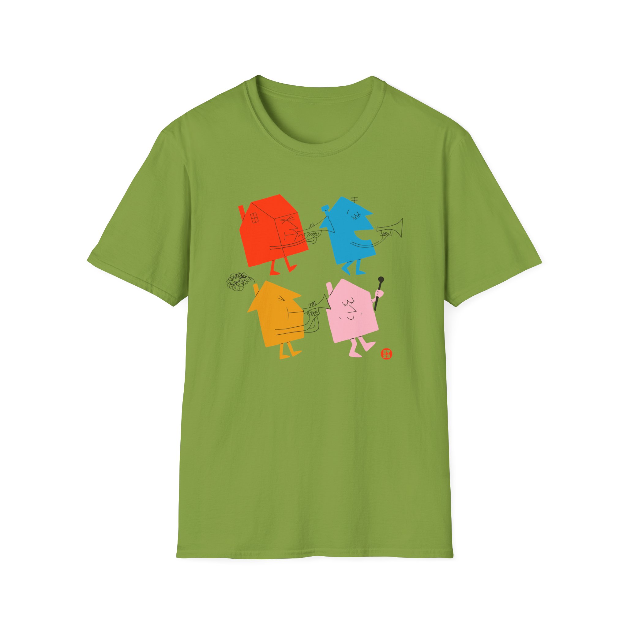 Hslot 4 Houses Unisex Softstyle T-Shirt