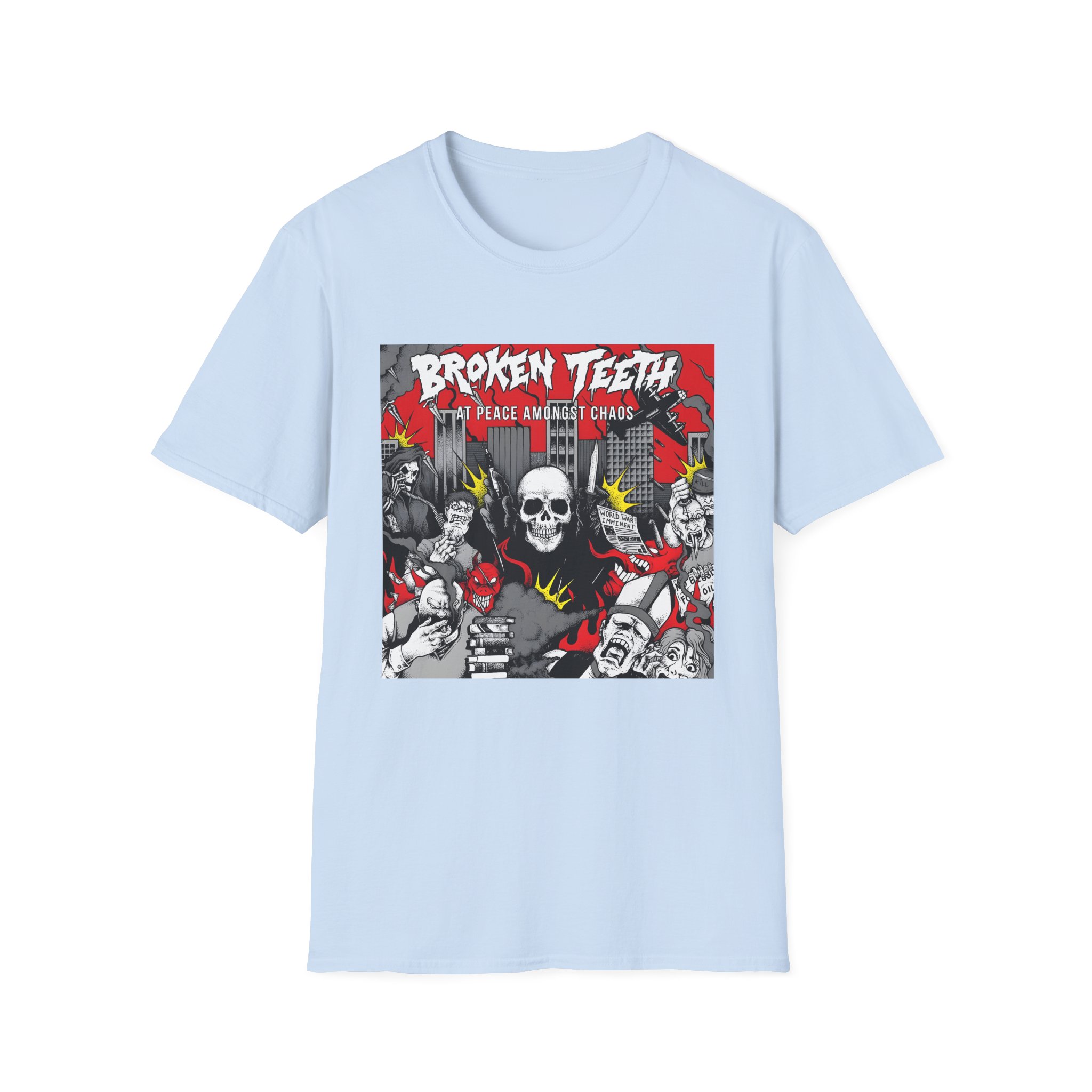 Broken Teeth at Peace Amongst Chaos Unisex Softstyle T-Shirt