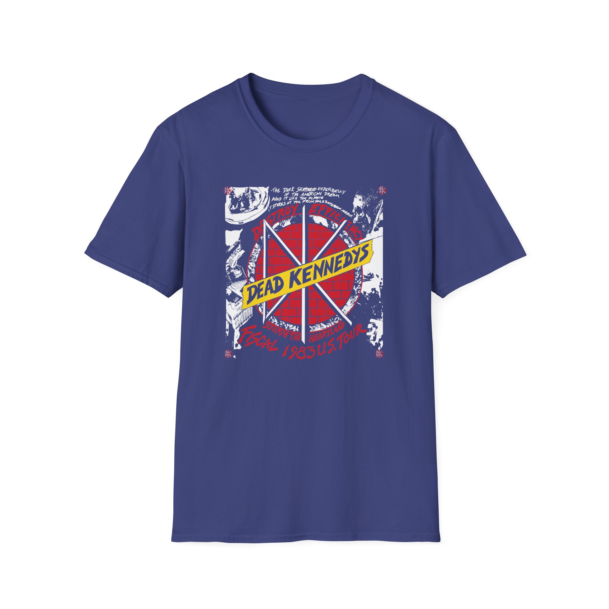 Dead Kennedys Destroy Efficiency 1983 Unisex Softstyle T-Shirt