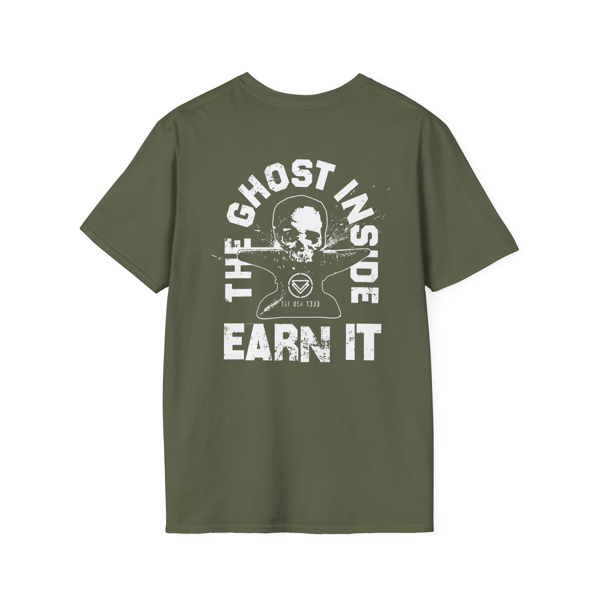 The Ghost Inside Anvil Skull Unisex Softstyle T-Shirt