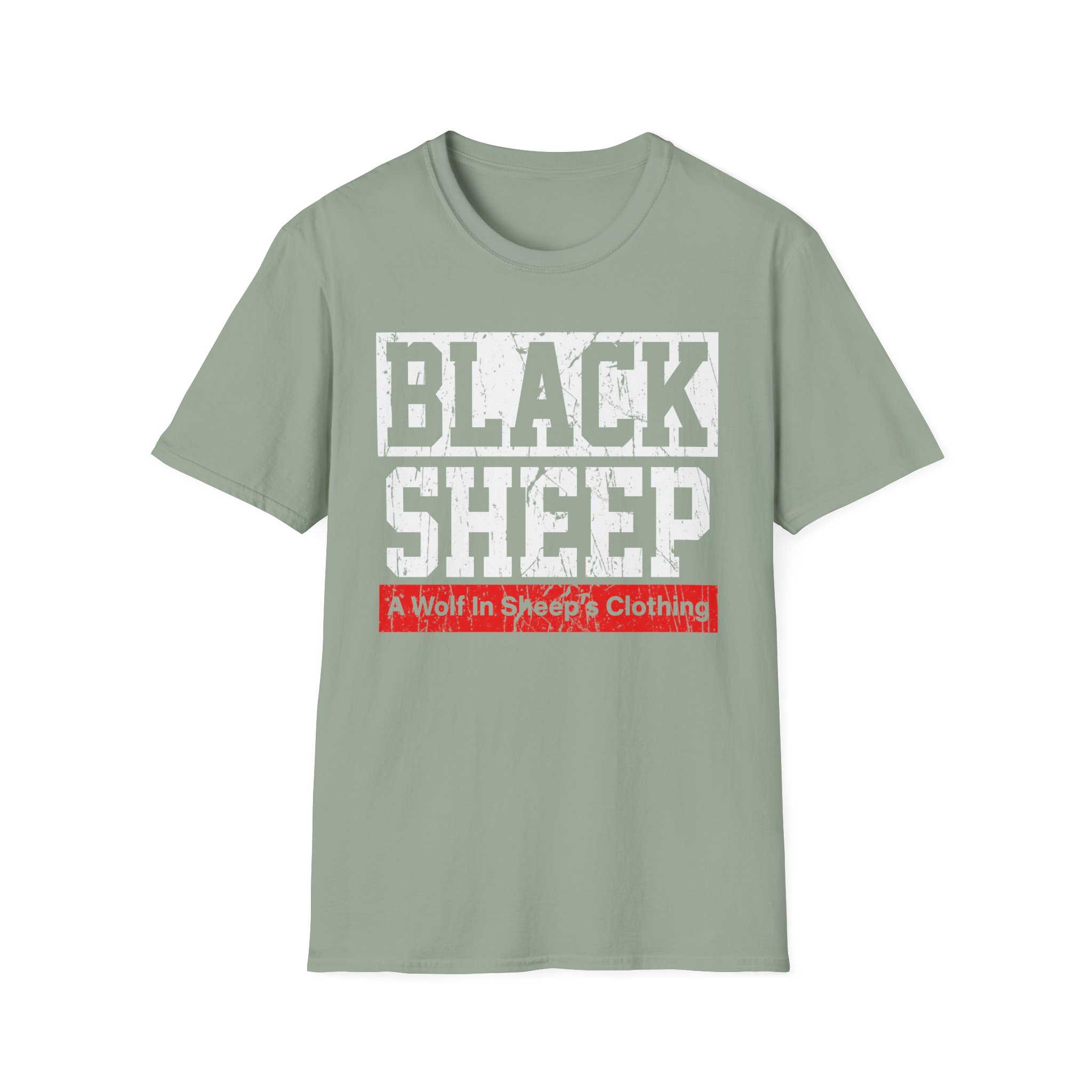 Black Sheep Wolf In Sheep's Unisex Softstyle T-Shirt