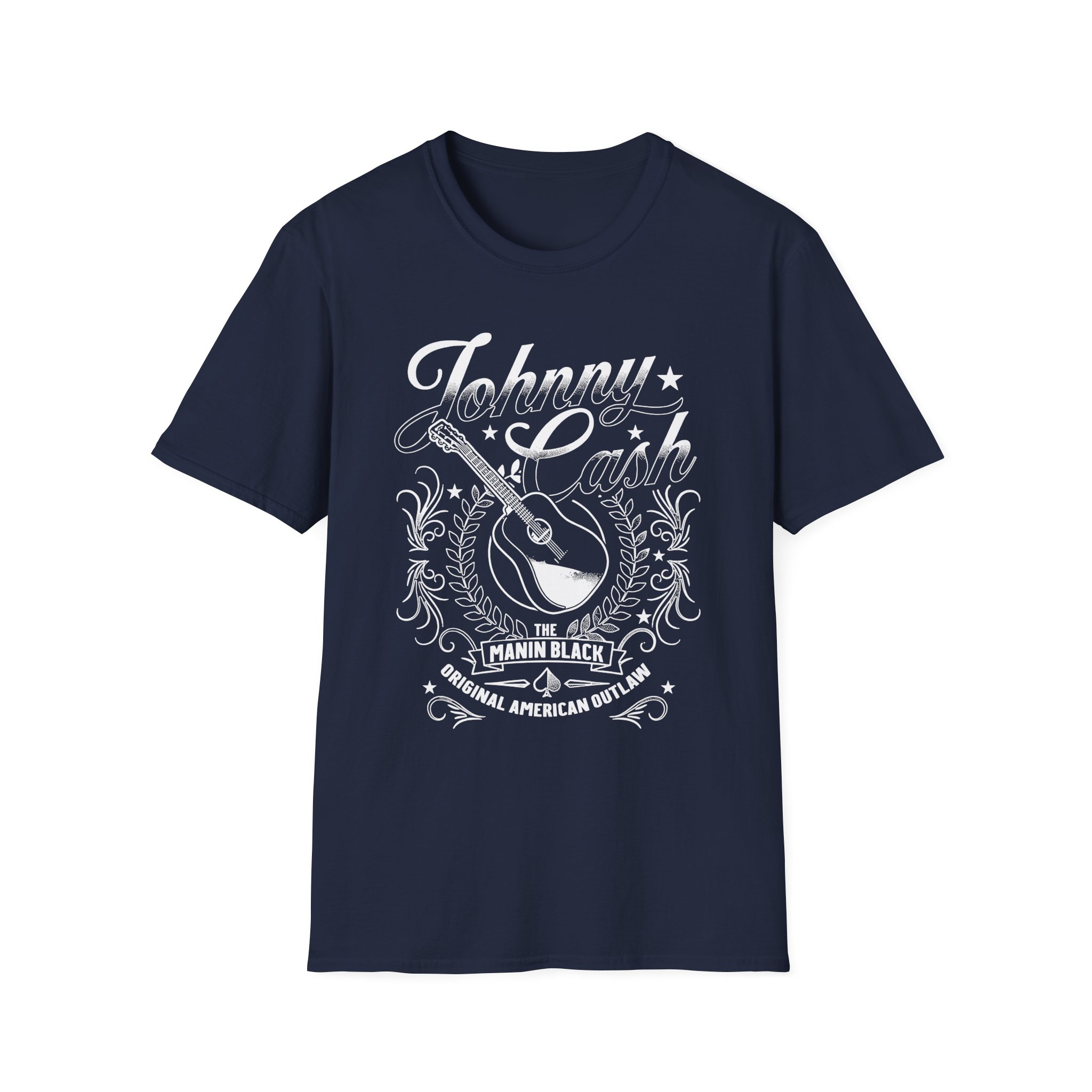 Johnny Cash Man in Black Guitar unisex t-shirt
