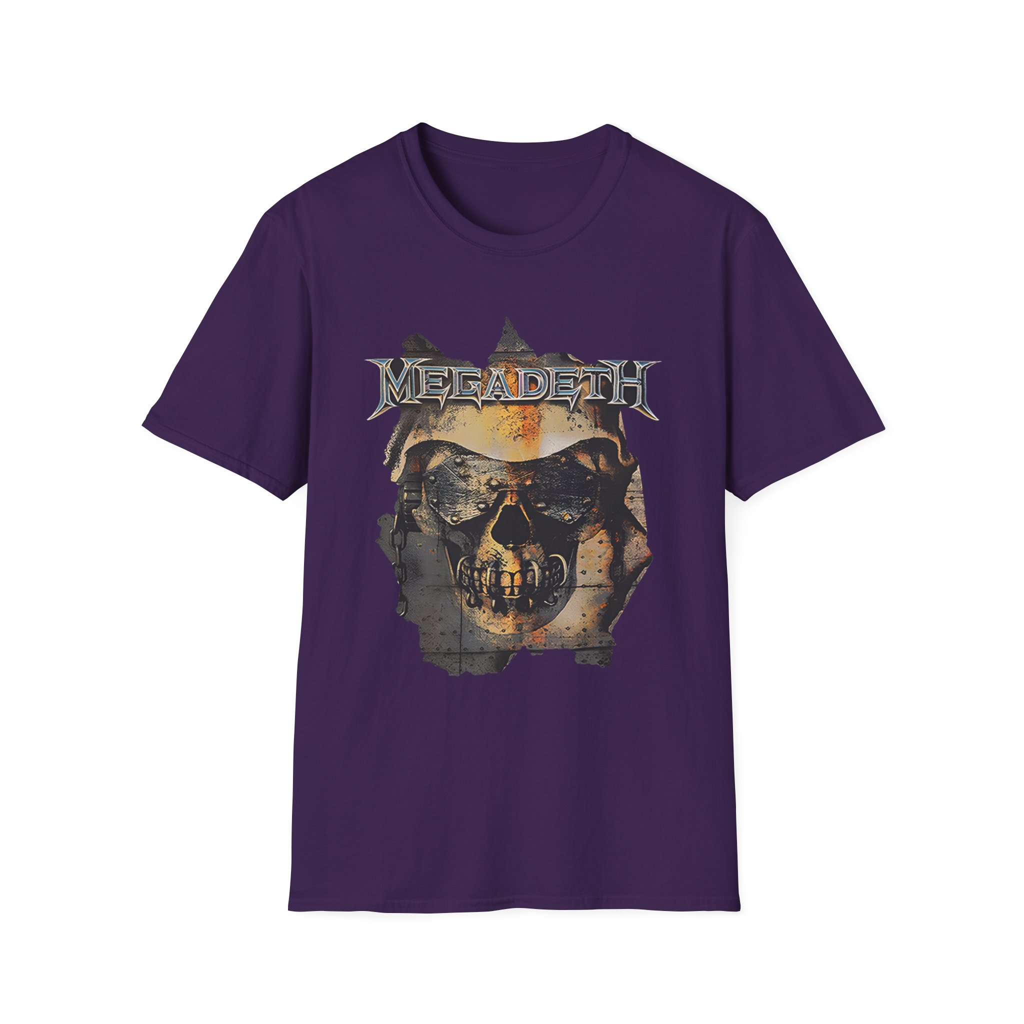 Megadeth Youthanasia Ripped Vic Unisex Softstyle T-Shirt