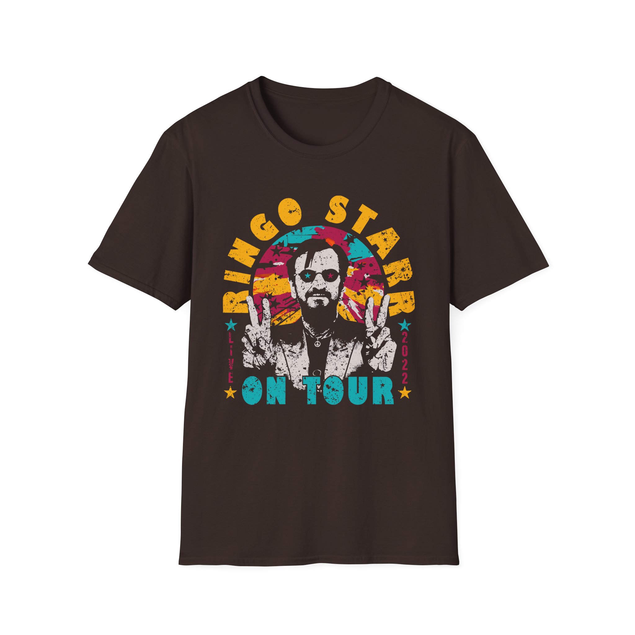 Ringo Starr Ringo on Tour Photo Unisex Softstyle T-Shirt
