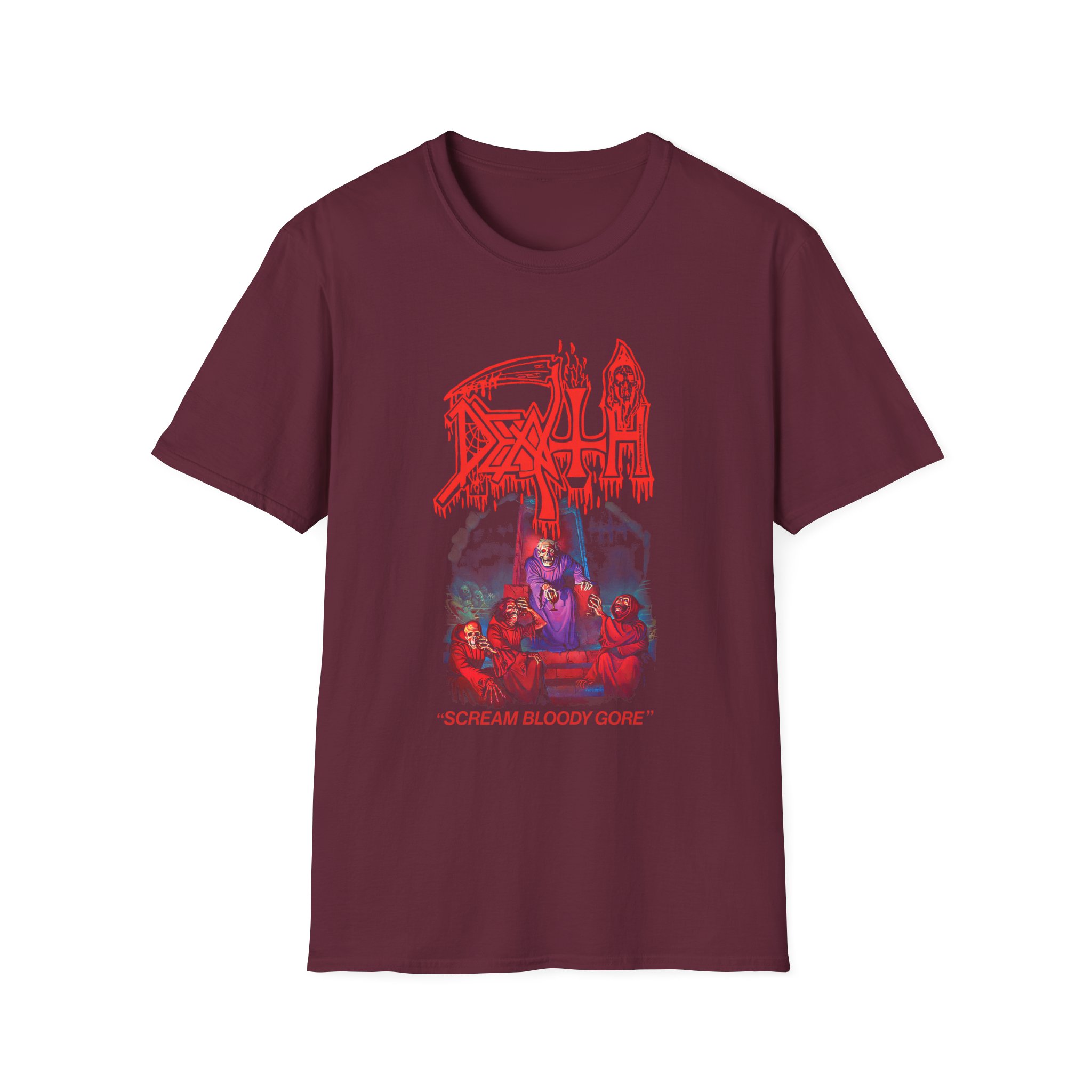 Death Scream Bloody Gore Unisex Softstyle T-Shirt