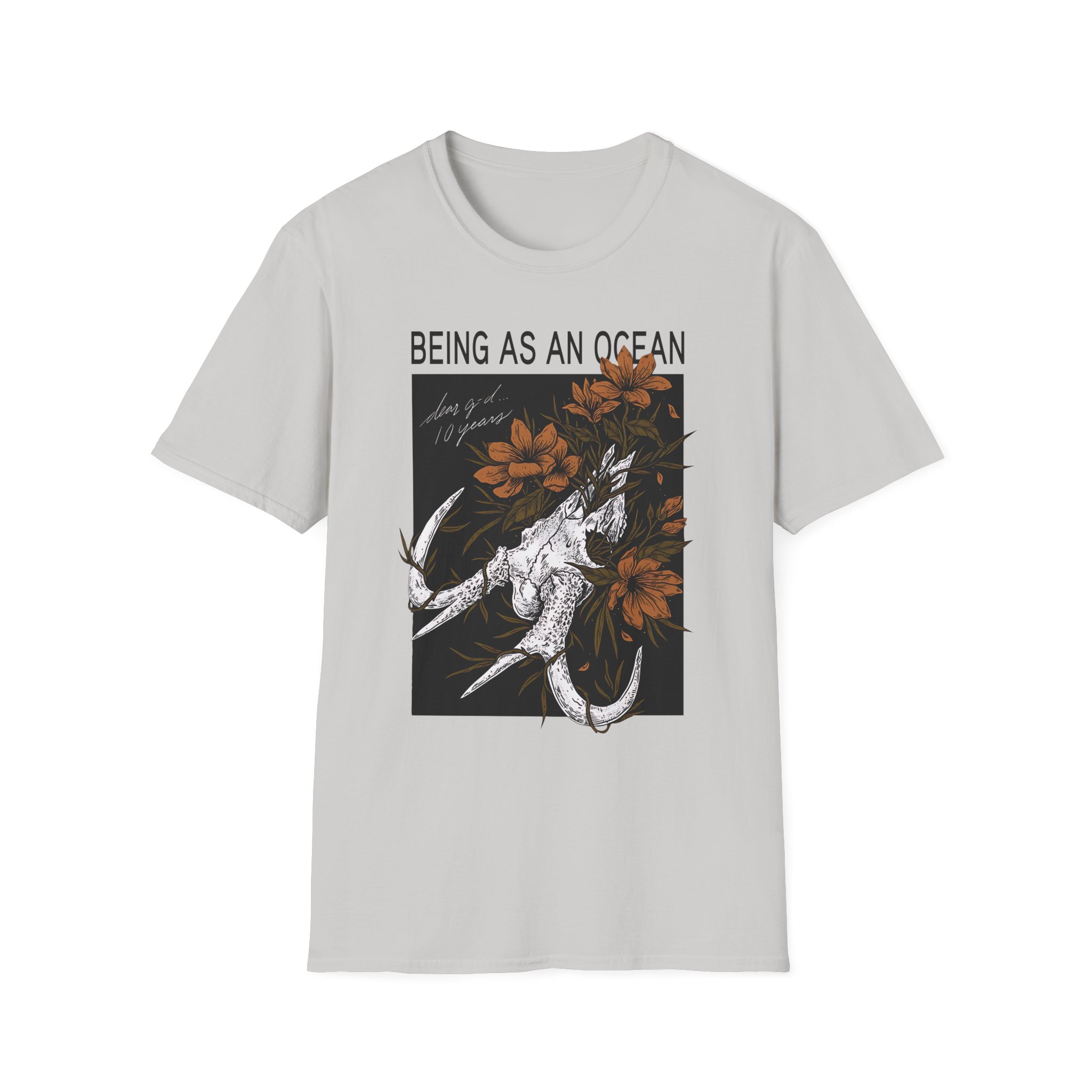 Being as an Ocean Deer Skull Unisex Softstyle T-Shirt
