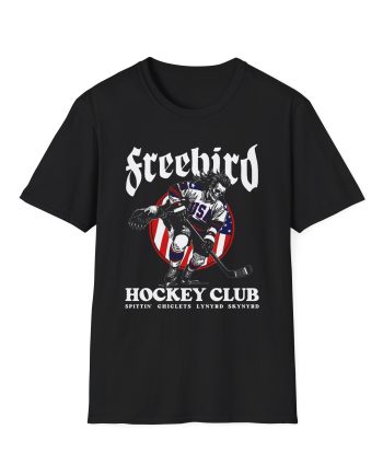Freebird Usa Spittin Chiclets X Lynyrd Skynyrd Unisex Softstyle T-Shirt