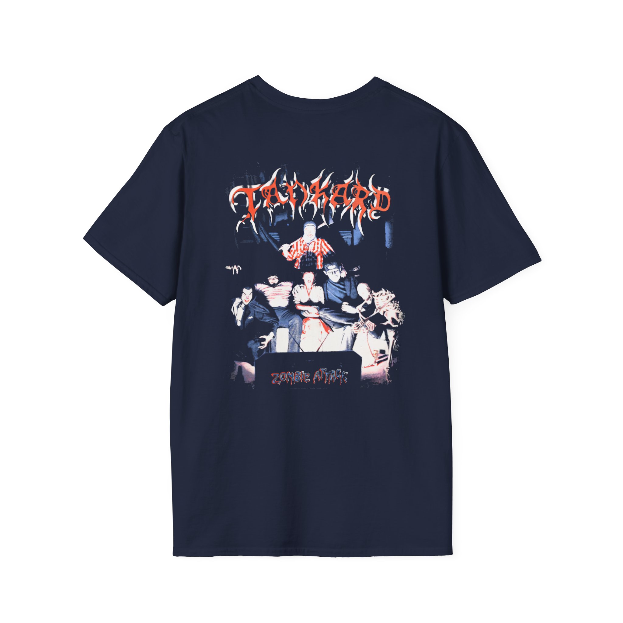 Tankard Zombie Attack Unisex Softstyle T-Shirt