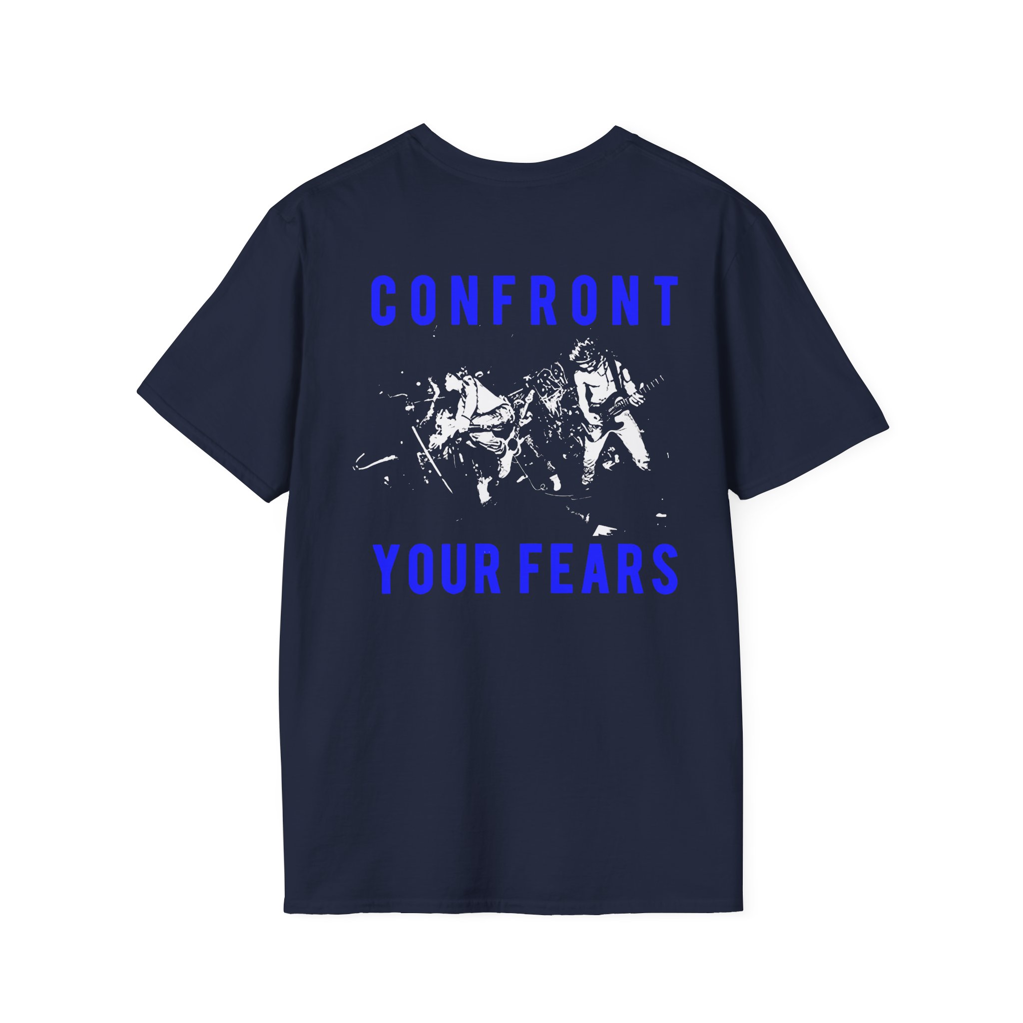 Broken Teeth Confront your Fears Unisex Softstyle T-Shirt