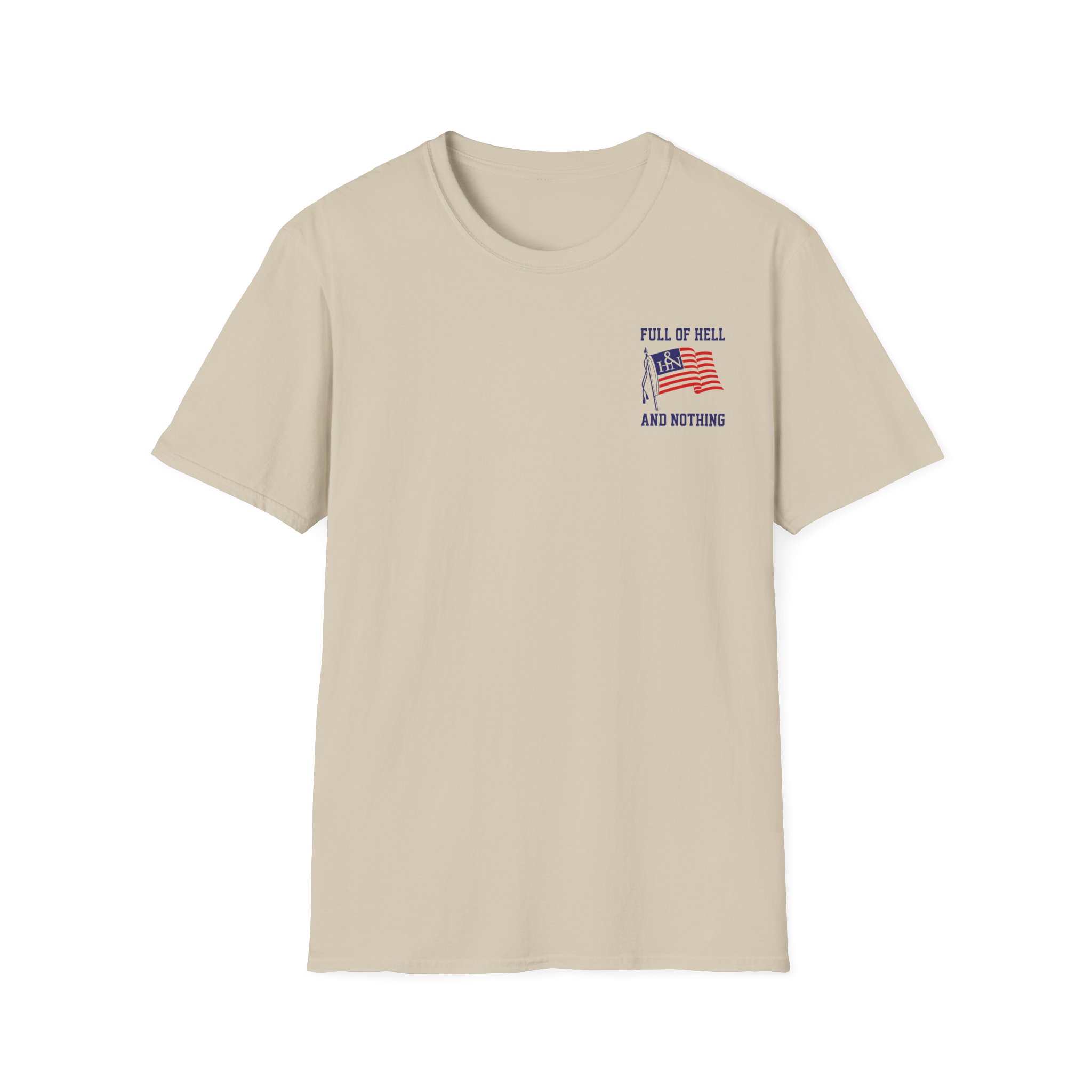 Full of Hell and Nothing Made In USA Unisex Softstyle T-Shirt