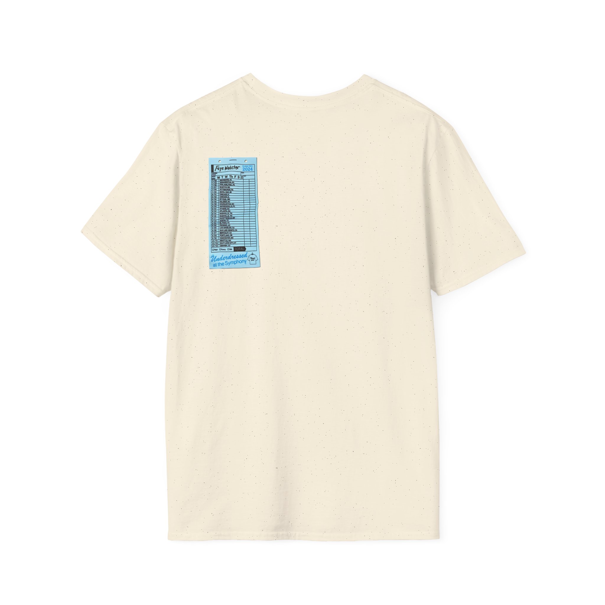 Faye Webster Underdressed at the Symphony 2024 Tour Unisex Softstyle T-Shirt