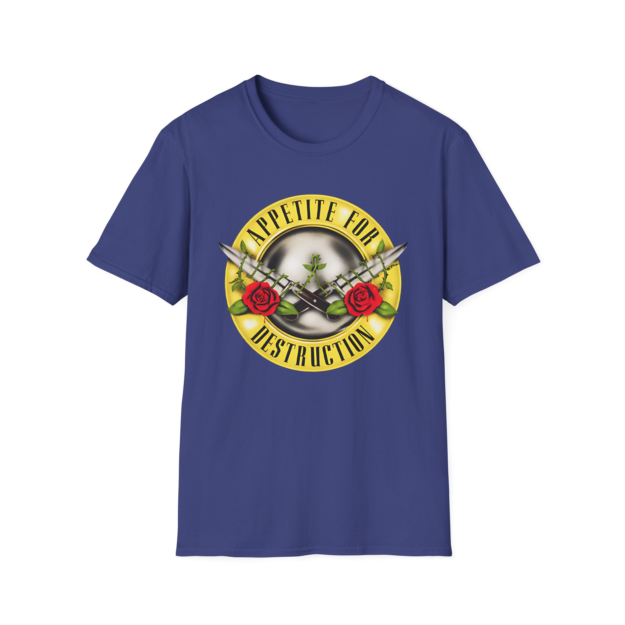 Guns N Roses Appetite for Destruction Knives Unisex Softstyle T-Shirt
