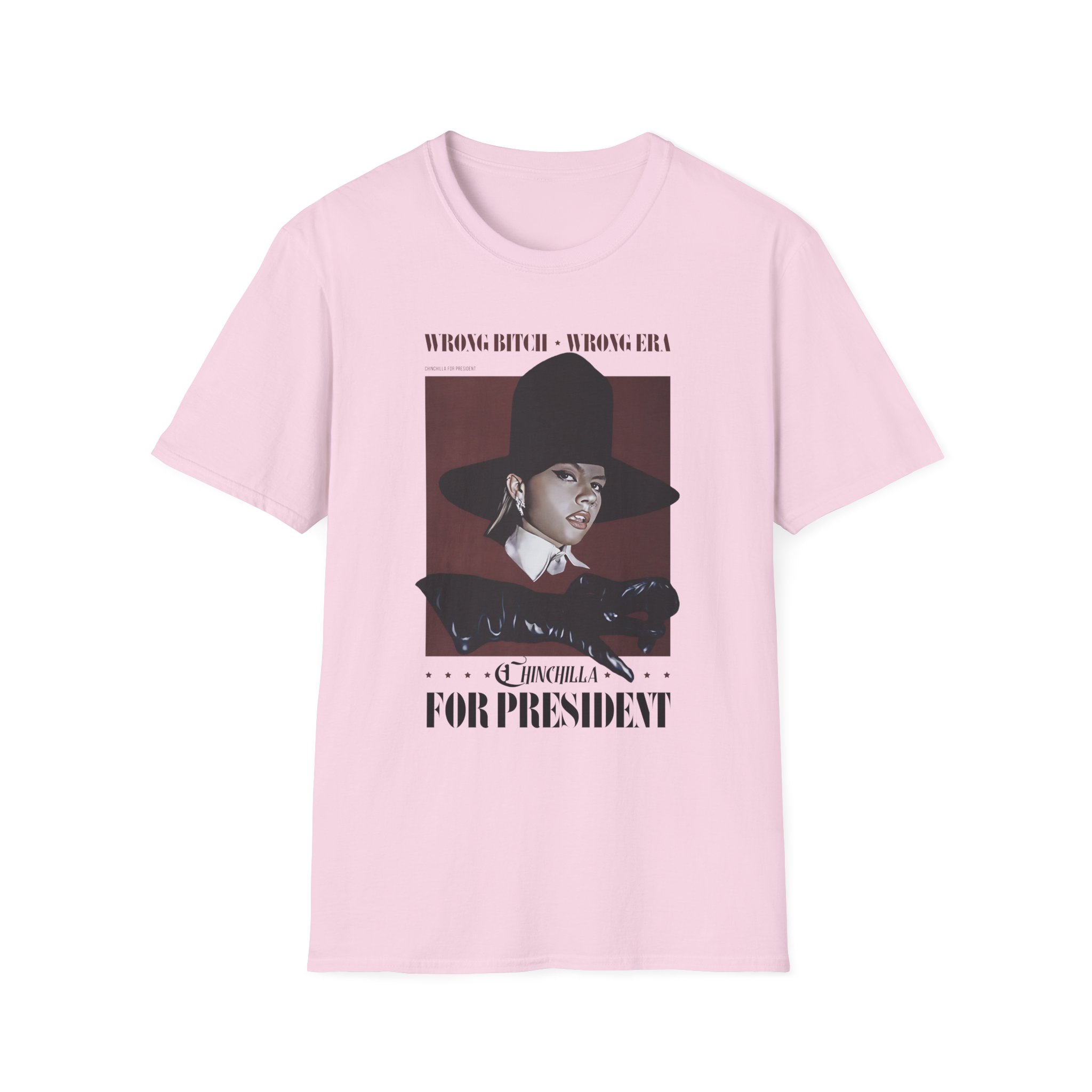 Chinchilla for President Unisex Softstyle T-Shirt