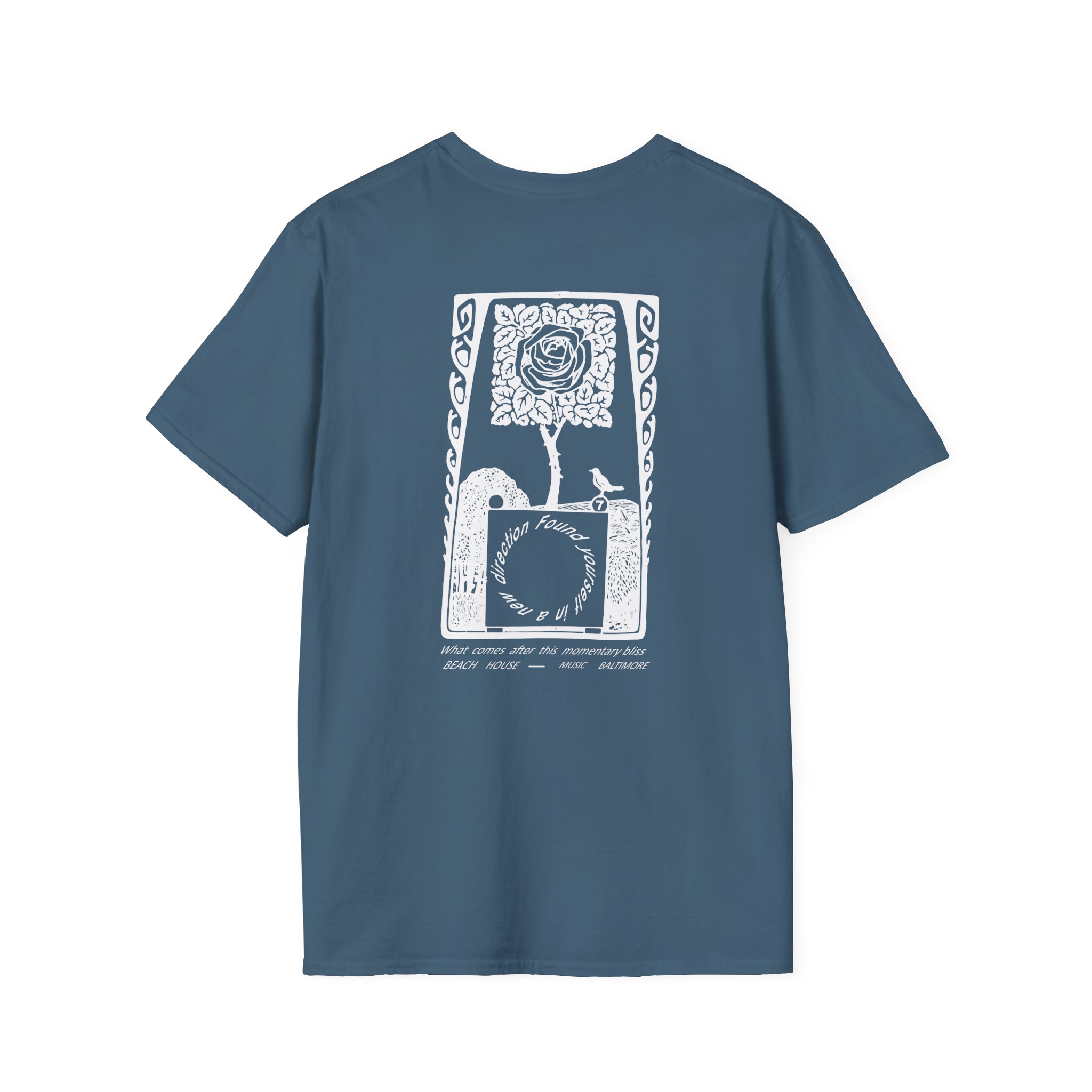 Beach House rose Unisex Softstyle T-Shirt