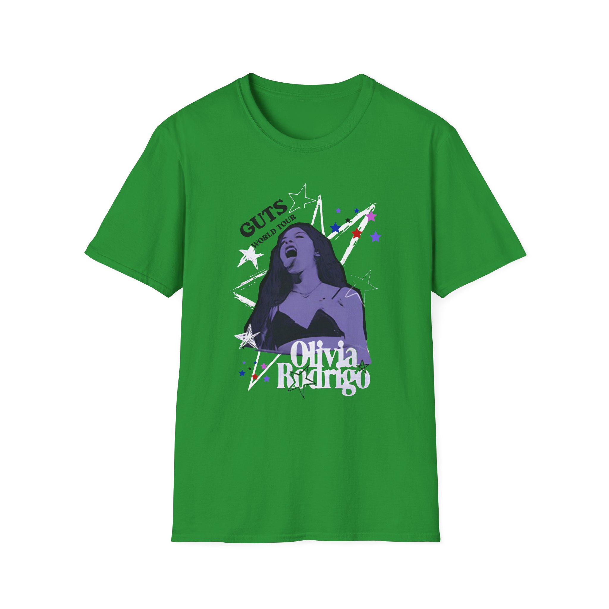 Olivia Rodrigo GUTS world tour unisex softstyle t-shirt