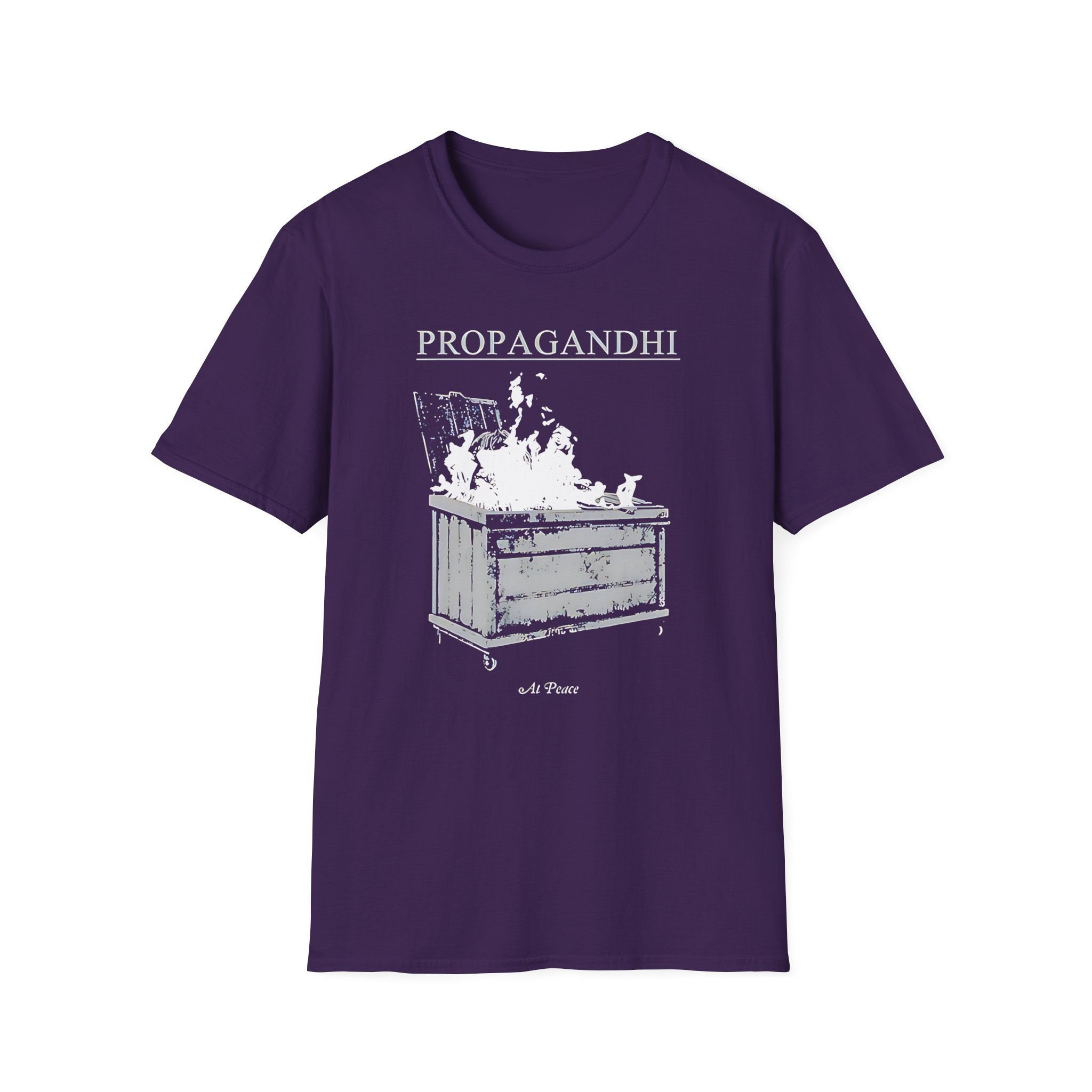 Propagandhi Dumpster Fire Unisex Softstyle T-Shirt