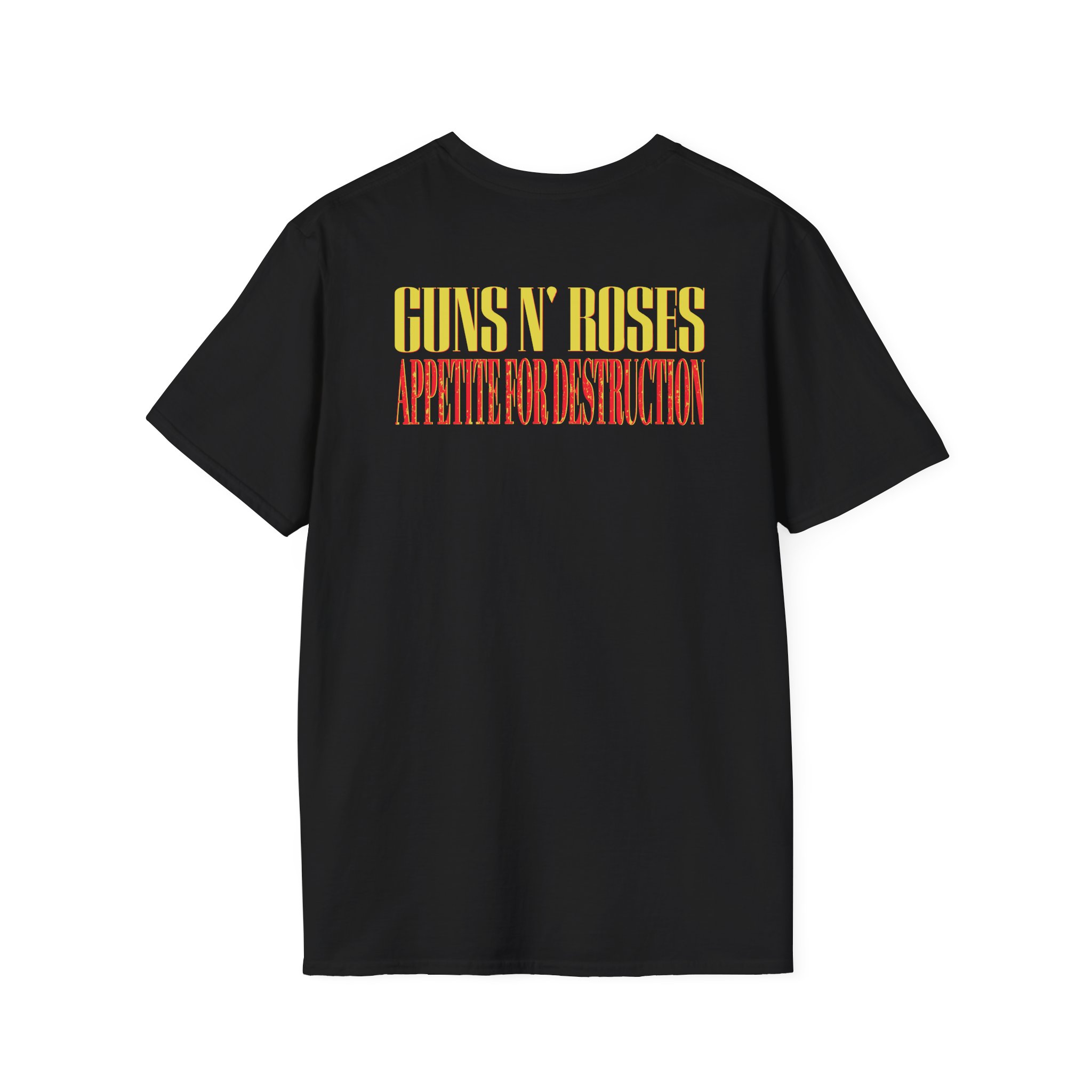 Guns N Roses 1988 Needle Skull Unisex Softstyle T-Shirt